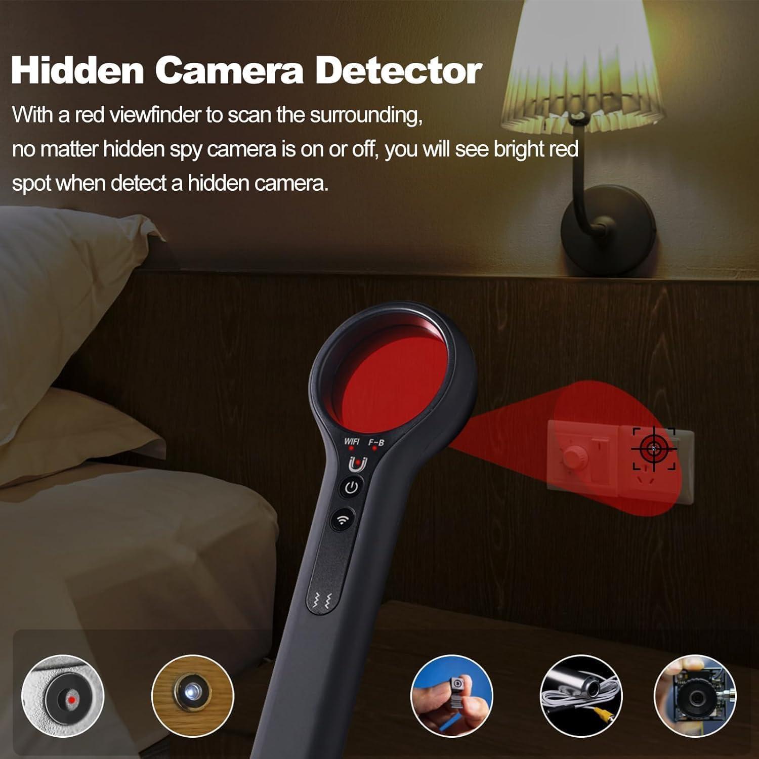 Detector de Cámaras Ocultas Huihe Y3 - 4 Niveles Sensibilidad