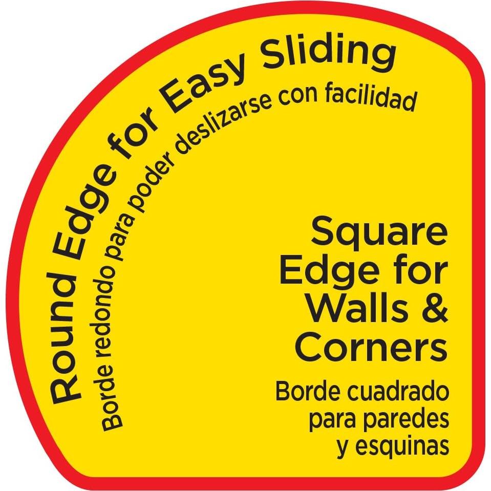 Deslizadores de Muebles Waxman 5" Reutilizables para Alfombra - 4 Piezas