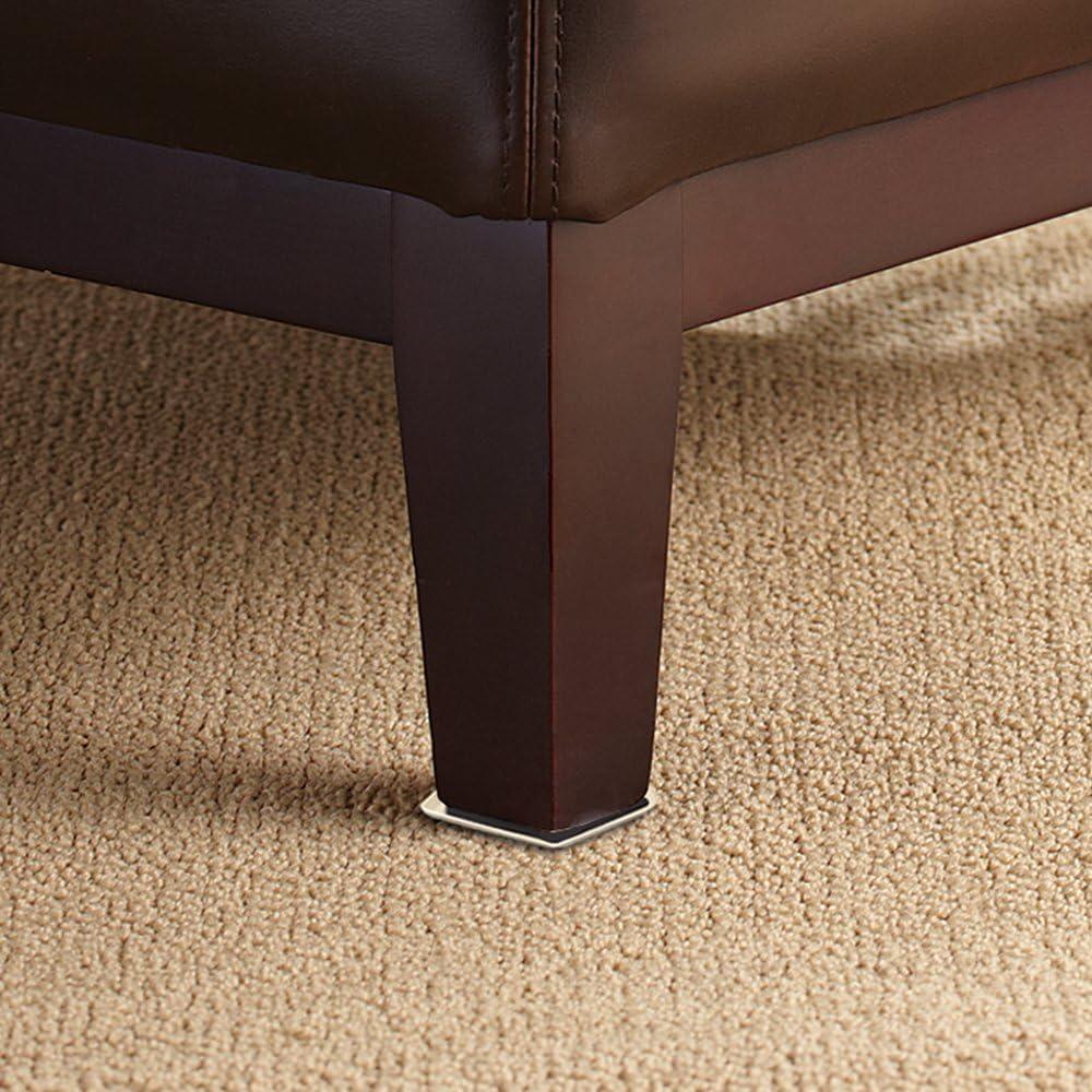 Deslizadores de Muebles Waxman 5" Reutilizables para Alfombra - 4 Piezas