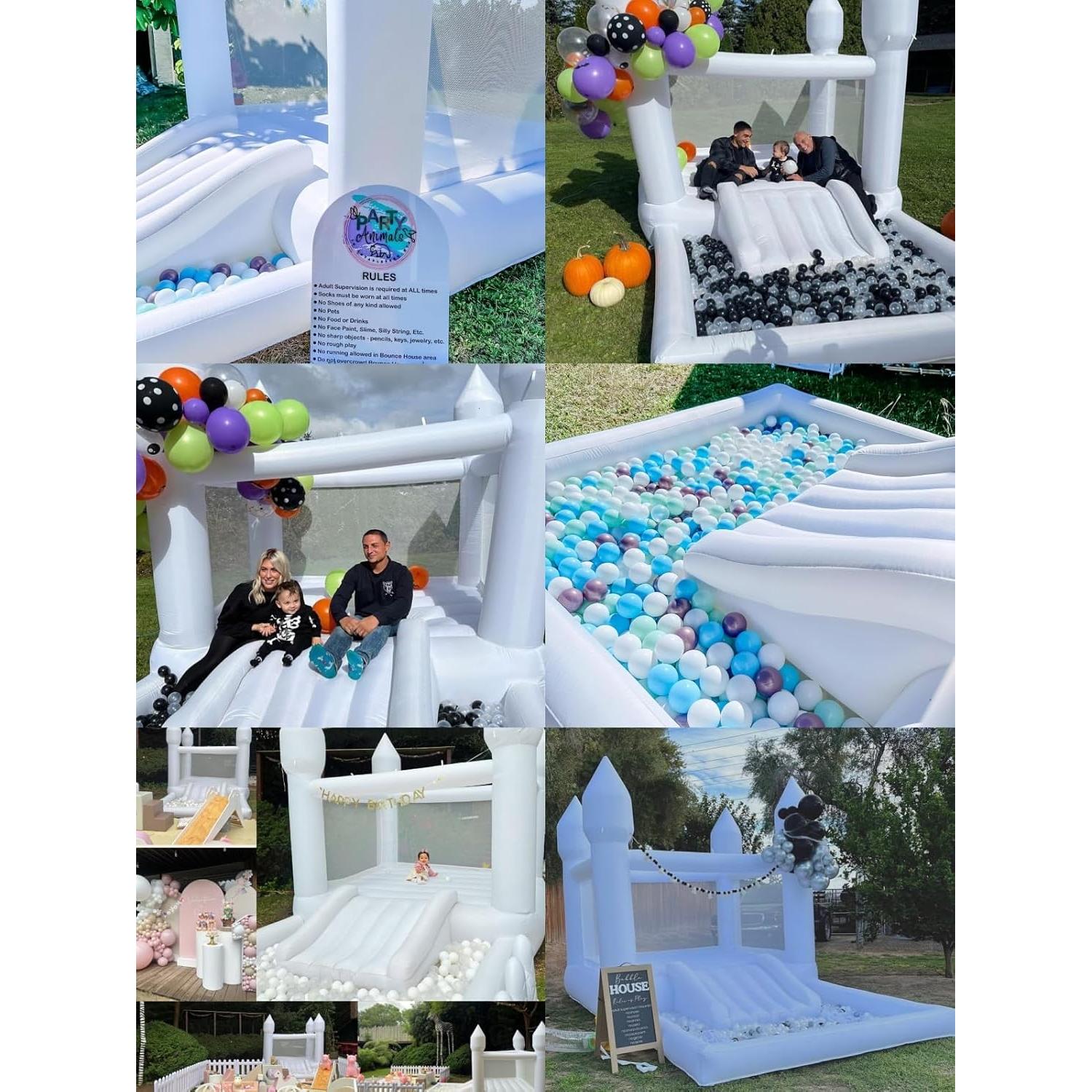 Casa Inflable NIUER TECH 3 en 1 para Niños 396x244x244 cm