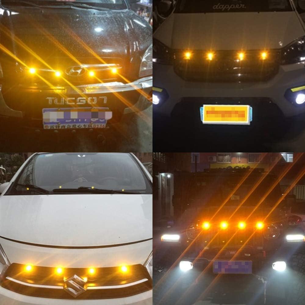 Luz de Advertencia LED Teguangmei 4 en 1 Ámbar 12V Control Remoto