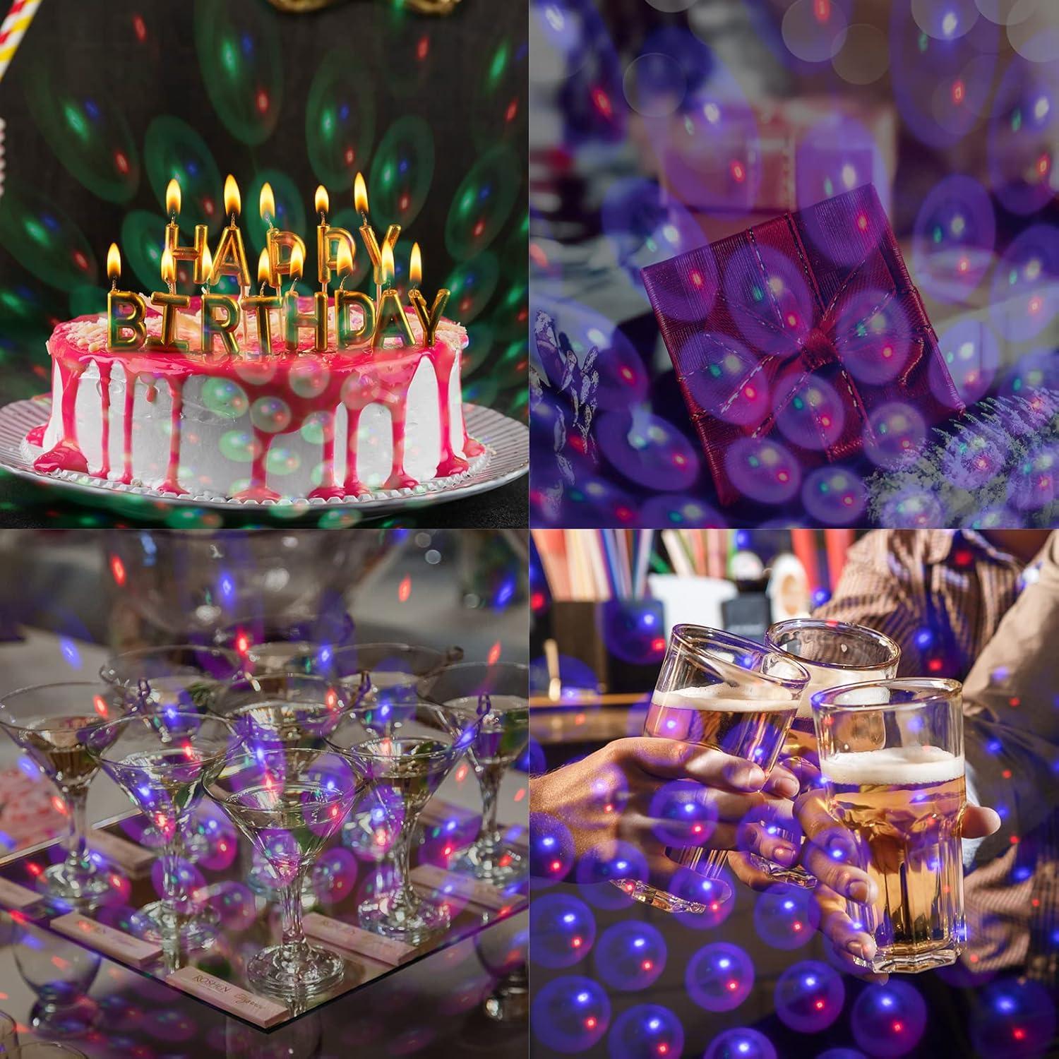 Luces de Techo LED USB LuxLumin, Proyector de Estrellas 4 Colores