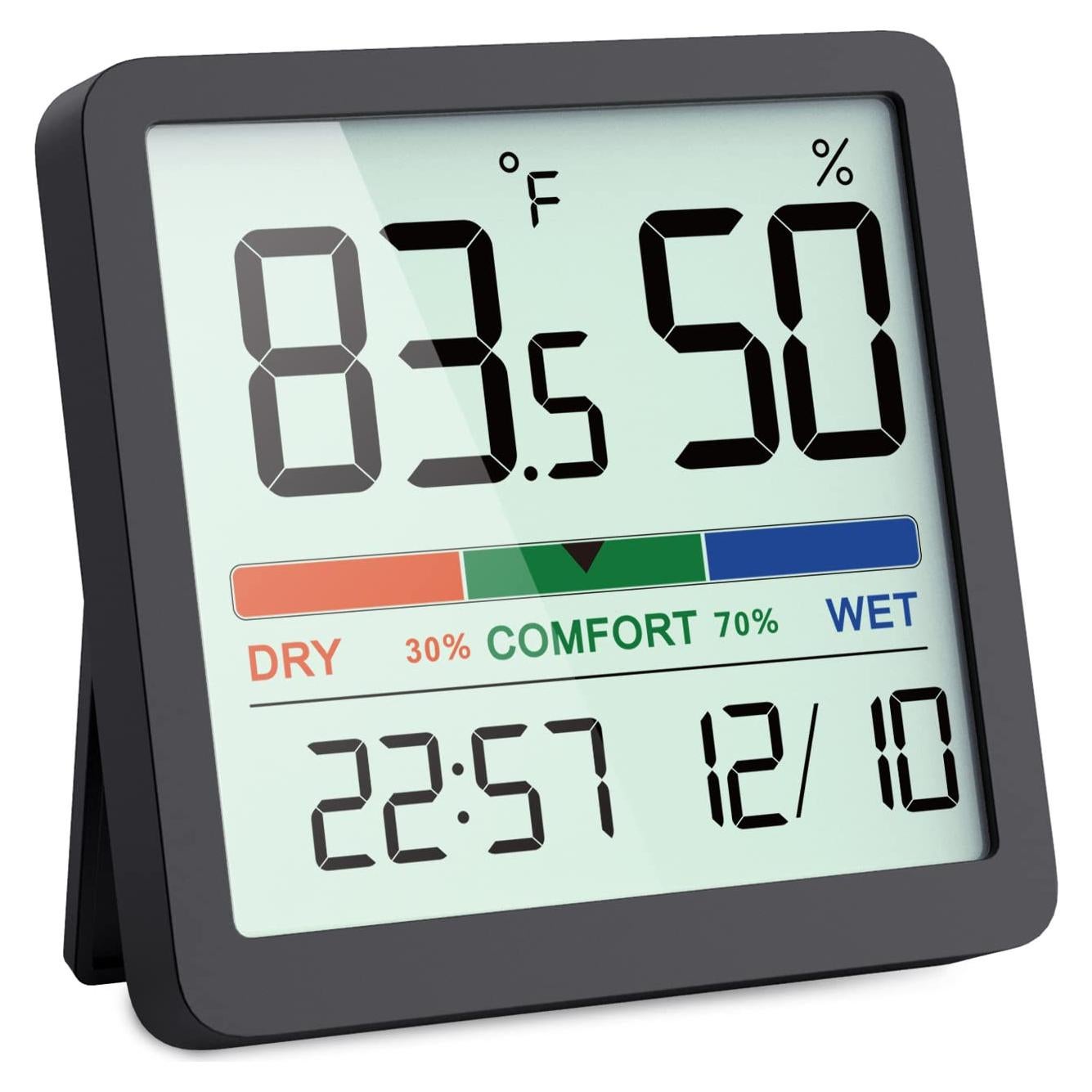 Medidor de Humedad y Temperatura VOCOO - Higrómetro Digital LCD