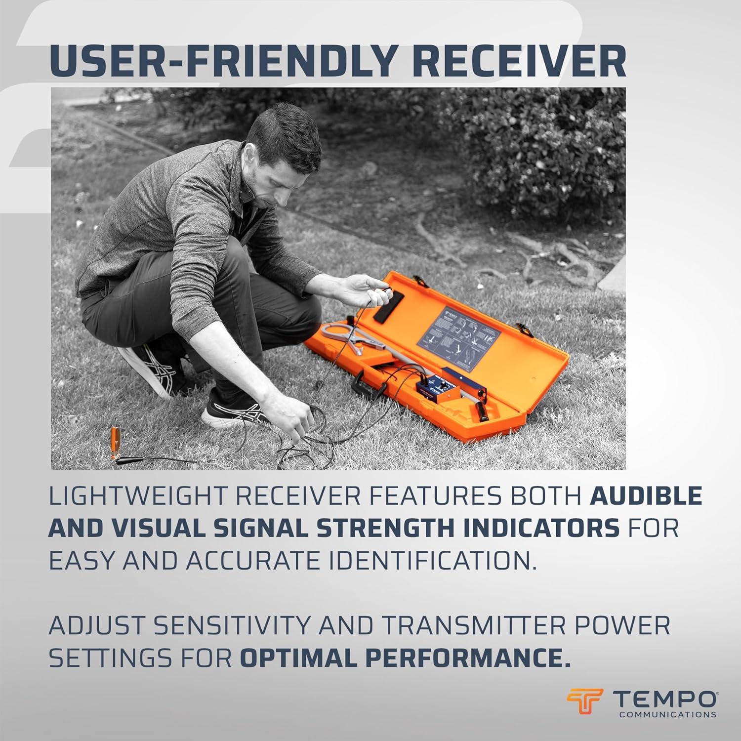 Localizador de Cables Subterráneos Tempo 501 - 2.2 m Profundidad