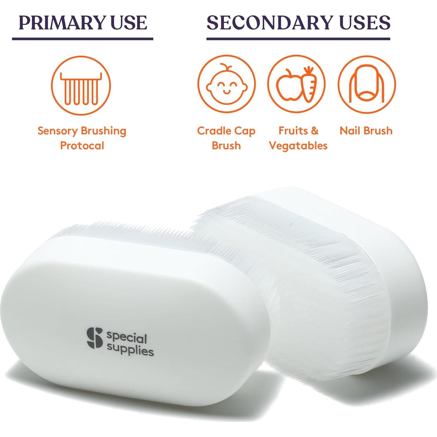 Cepillos Terapéuticos Sensores Suministros Especiales - 2 Paquete