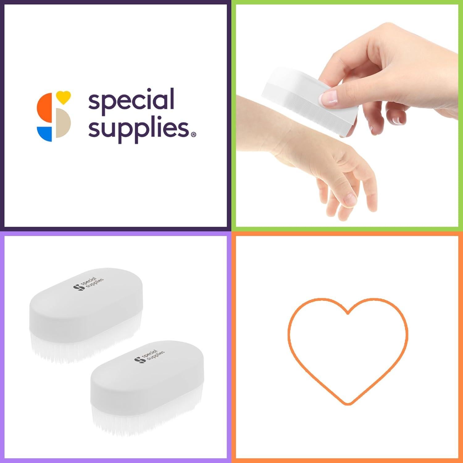 Cepillos Terapéuticos Sensores Suministros Especiales - 2 Paquete