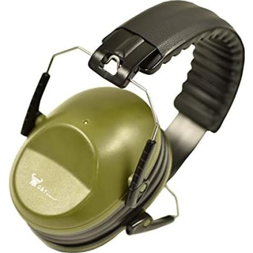 Auriculares de Protección Auditiva G & F 26dB Verde Ejército