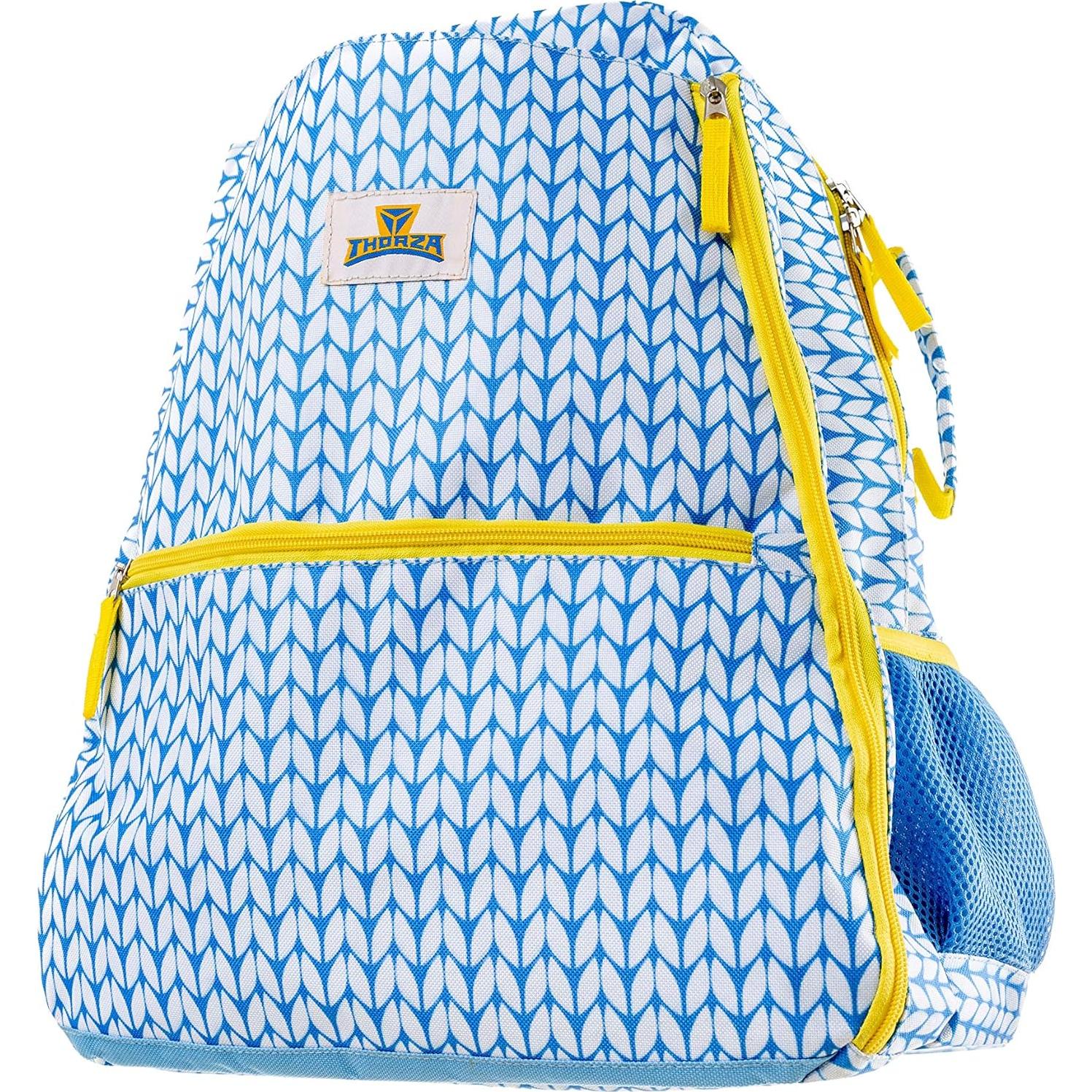Mochila para Raquetas de Tenis Thorza Azul Claro 2 Raquetas