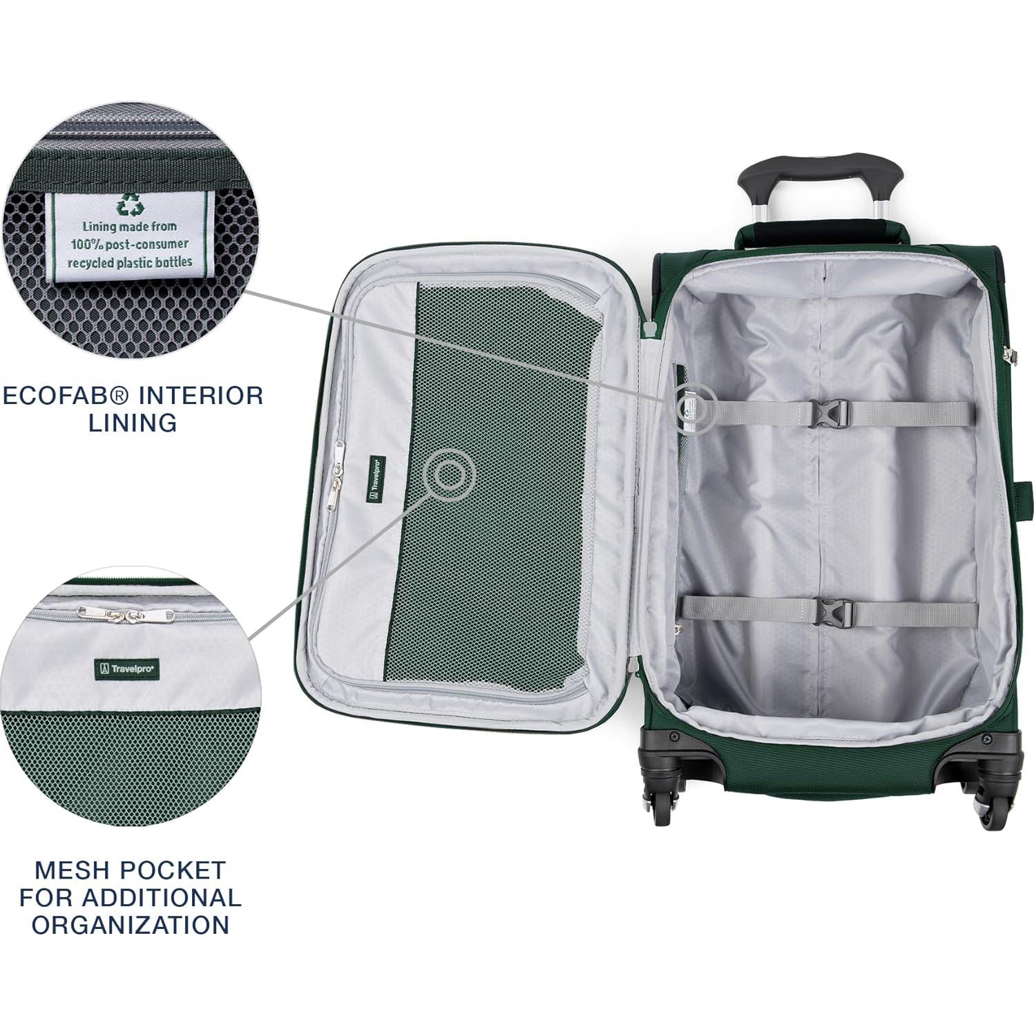 Maleta Expandible Travelpro Maxlite 5 21" Verde Bosque 2.4 kg