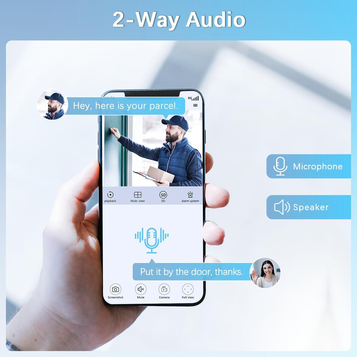 Sistema de Cámara de Seguridad WEILAILIFE 8MP 3TB 90 Días