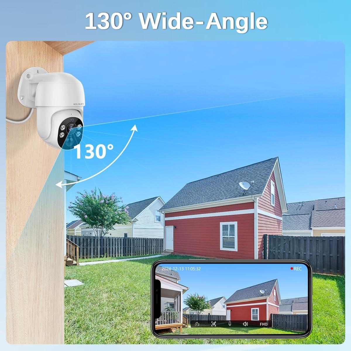 Sistema de Cámara de Seguridad WEILAILIFE 8MP 3TB 90 Días