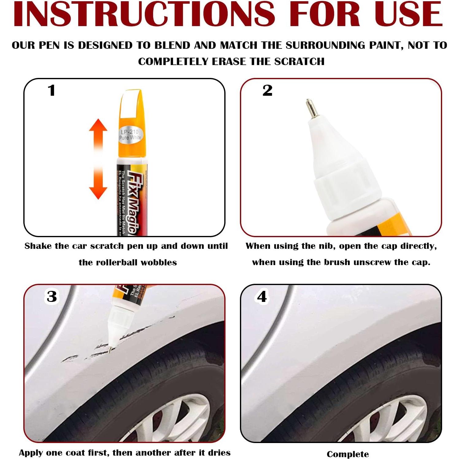 Bolígrafo Removedor de Rayones Stacool Negro 12ml 2-en-1
