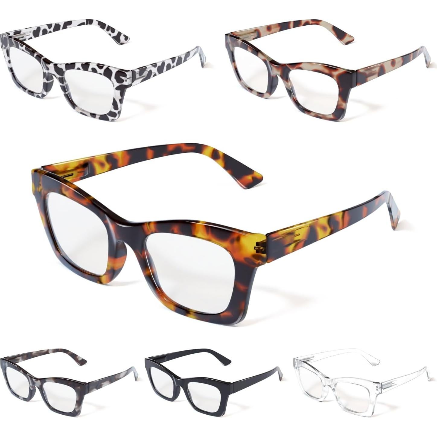 Gafas de Lectura CCVOO Oprah 6 Pack Luz Azul 2.0x