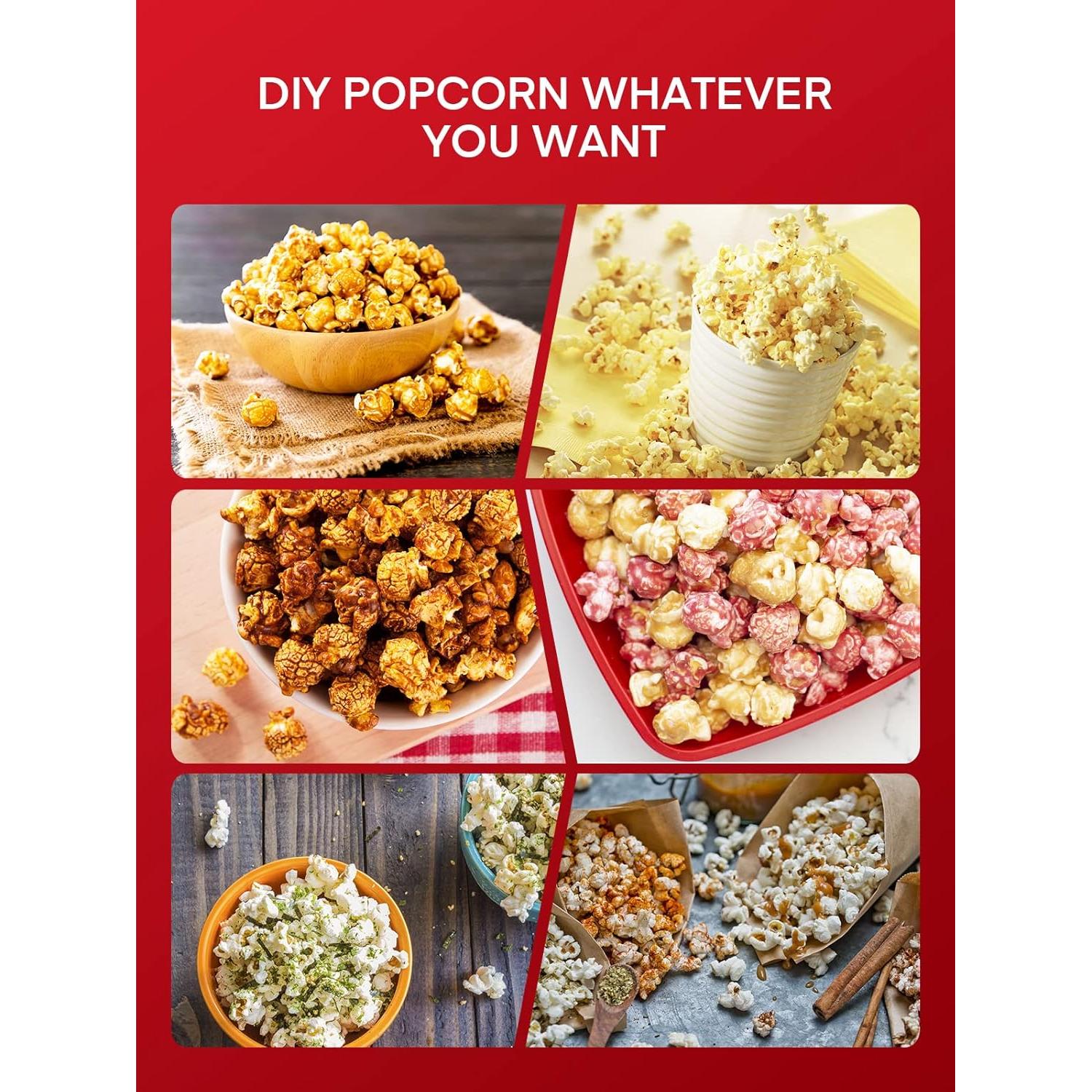 Máquina de Palomitas FOHERE 6.3L Eléctrica con Tapa Grande