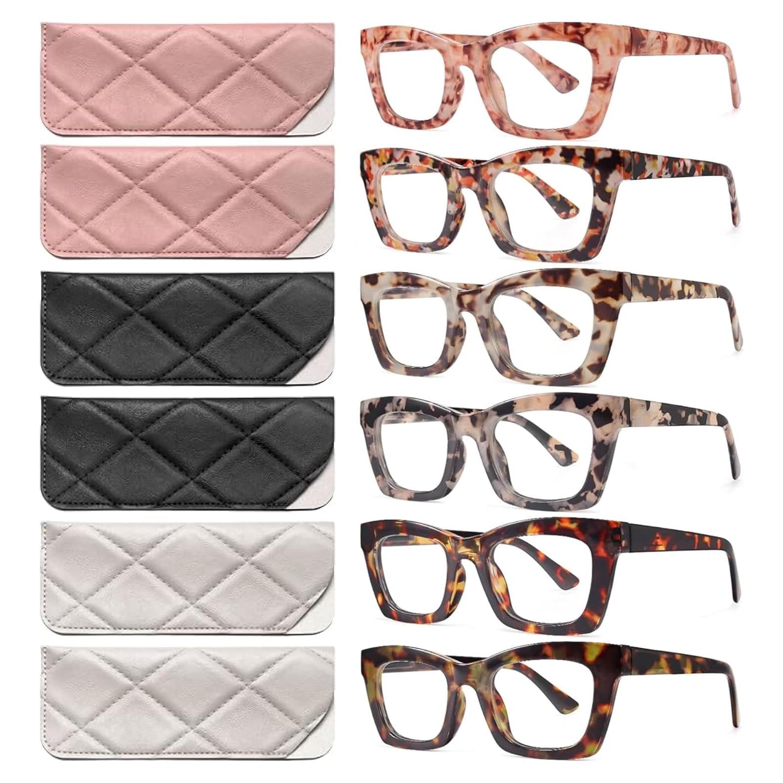 Gafas de Lectura CCVOO Oprah 6 Pack Luz Azul 2.5x