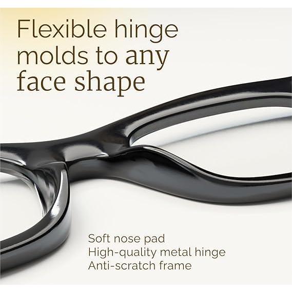 Gafas de Lectura CCVOO Oprah 6 Pack Luz Azul 2.5x