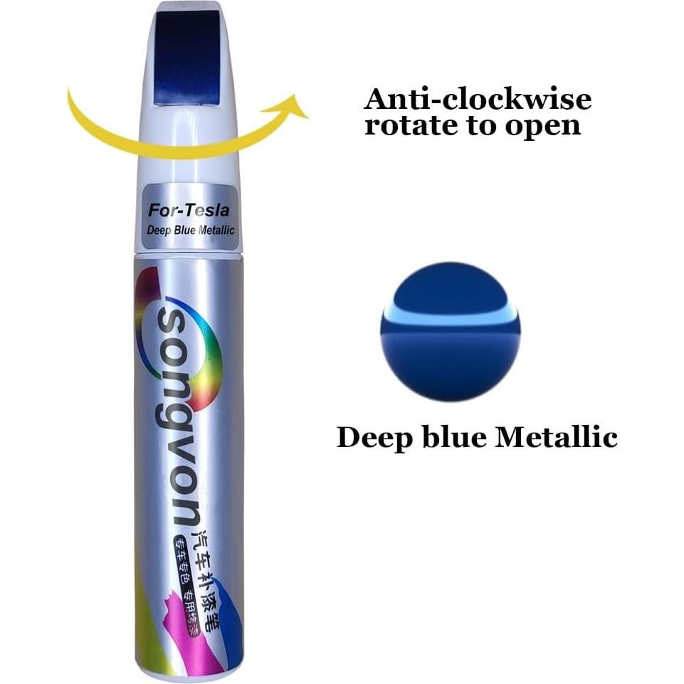 Pintura de Retoque Azul Metálico Profundo SONVEN 12ml