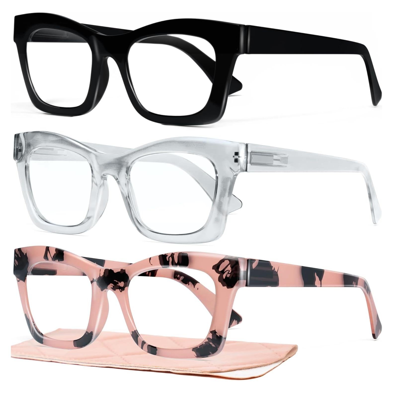 Gafas de Lectura CCVOO 6 Paquete Estilo Oprah 1.5x