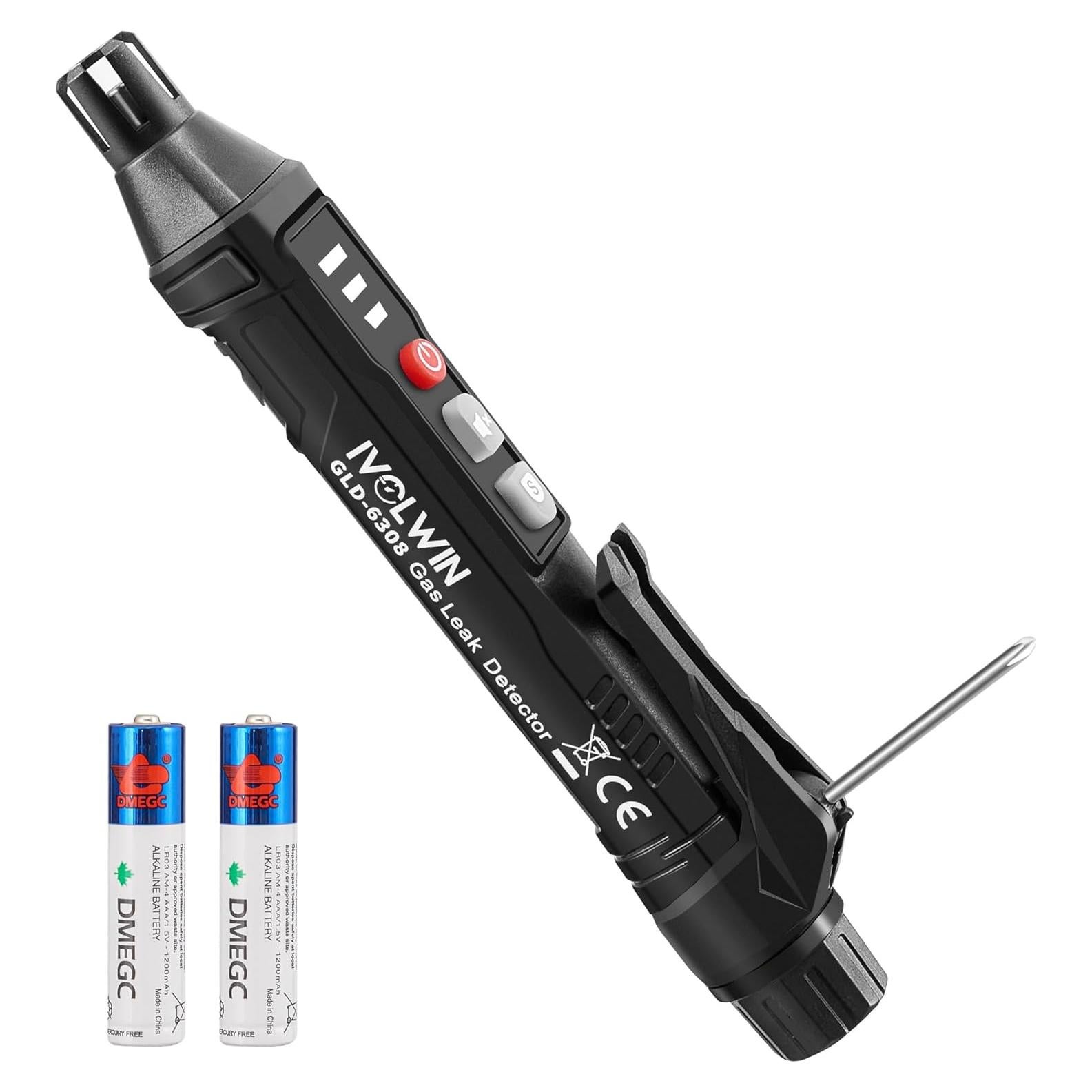 Detector de Fugas de Gas IVOLWIN GLD6308 Portátil 2 en 1