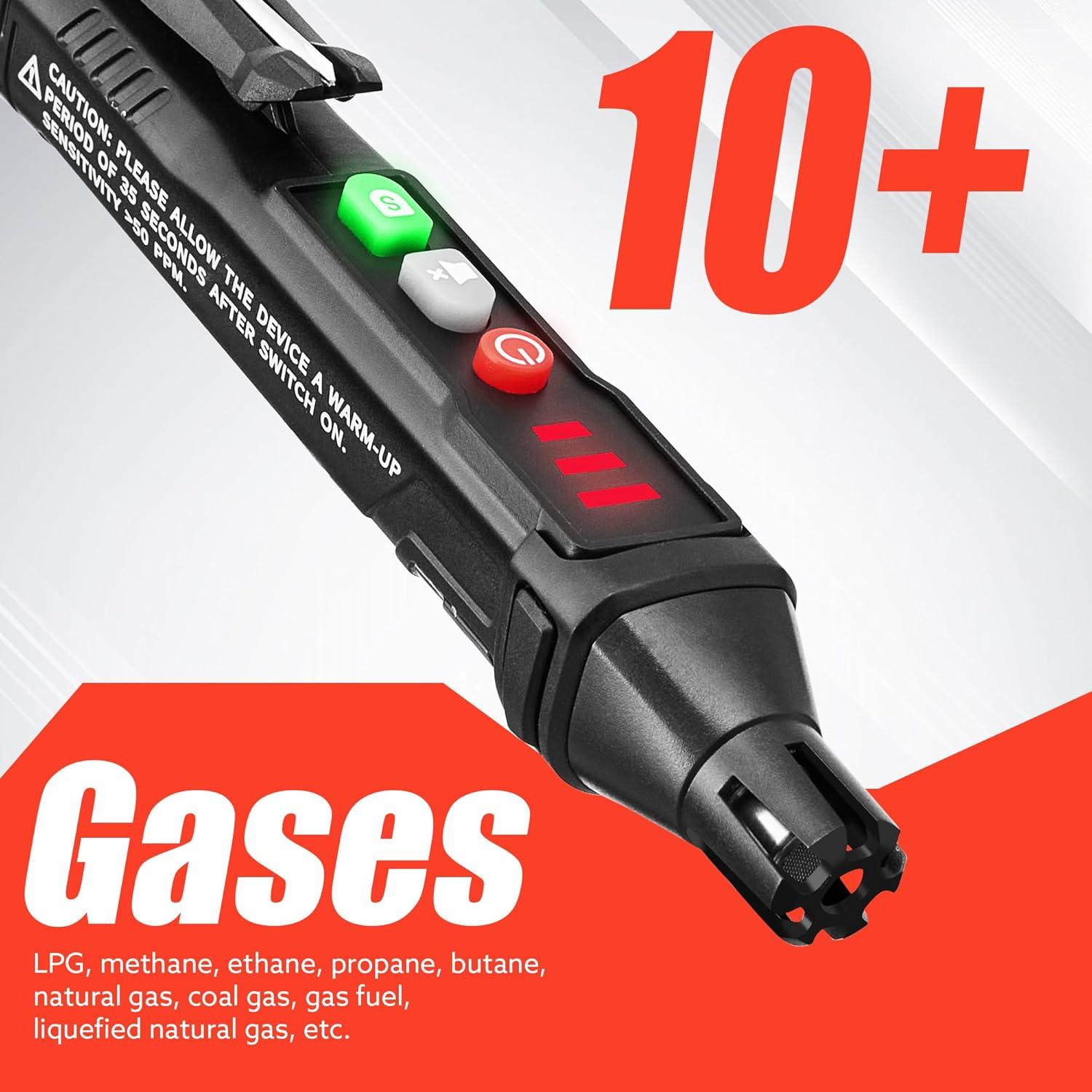 Detector de Fugas de Gas IVOLWIN GLD6308 Portátil 2 en 1