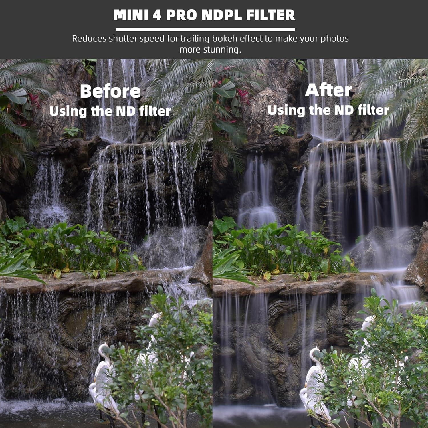 Juego de Filtros BRDRC para DJI Mini 4 Pro - 6 Paquete CPL y ND