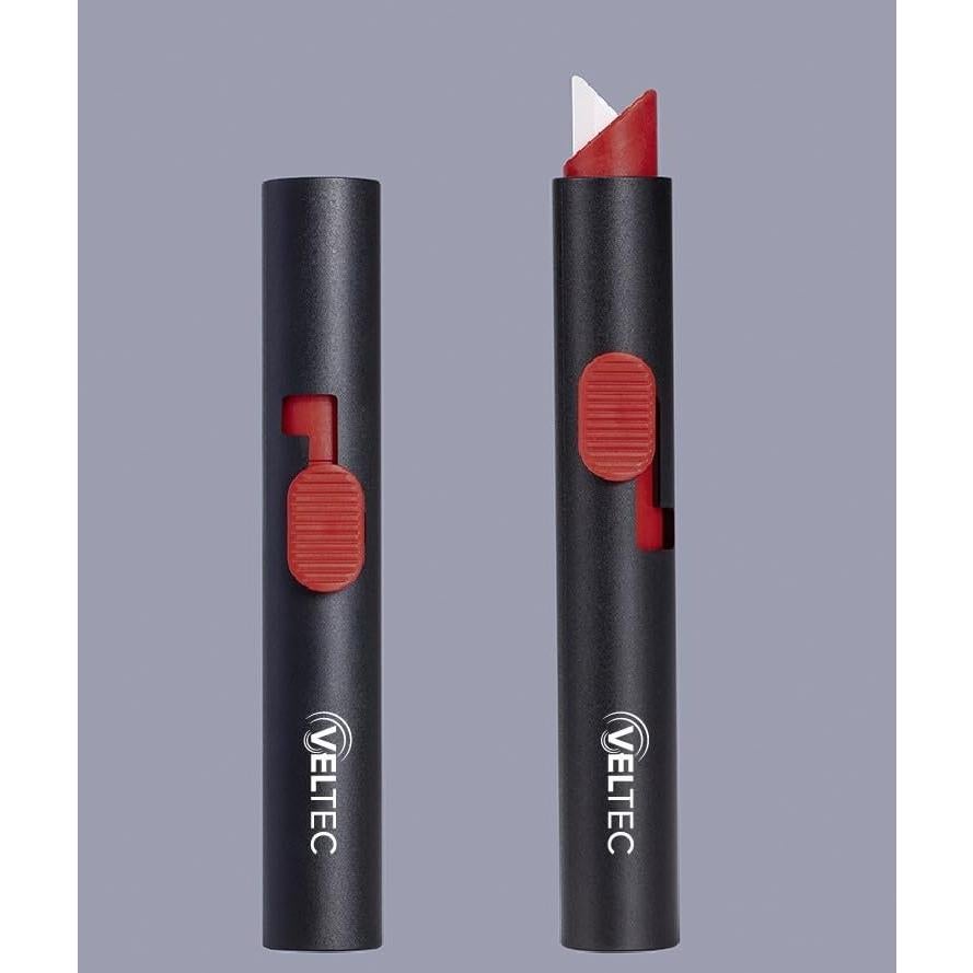 Cortador Utilitario Retráctil Veltec VC90 Cerámico Negro