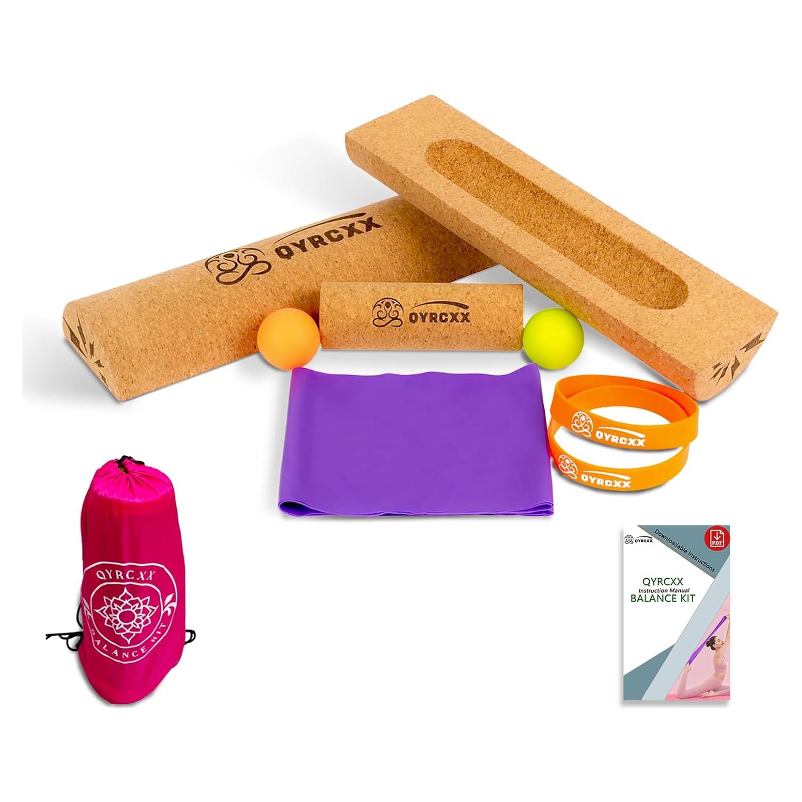 Tabla de Equilibrio de Corcho QYRCXX 35cm - Fortalecedor de Pies