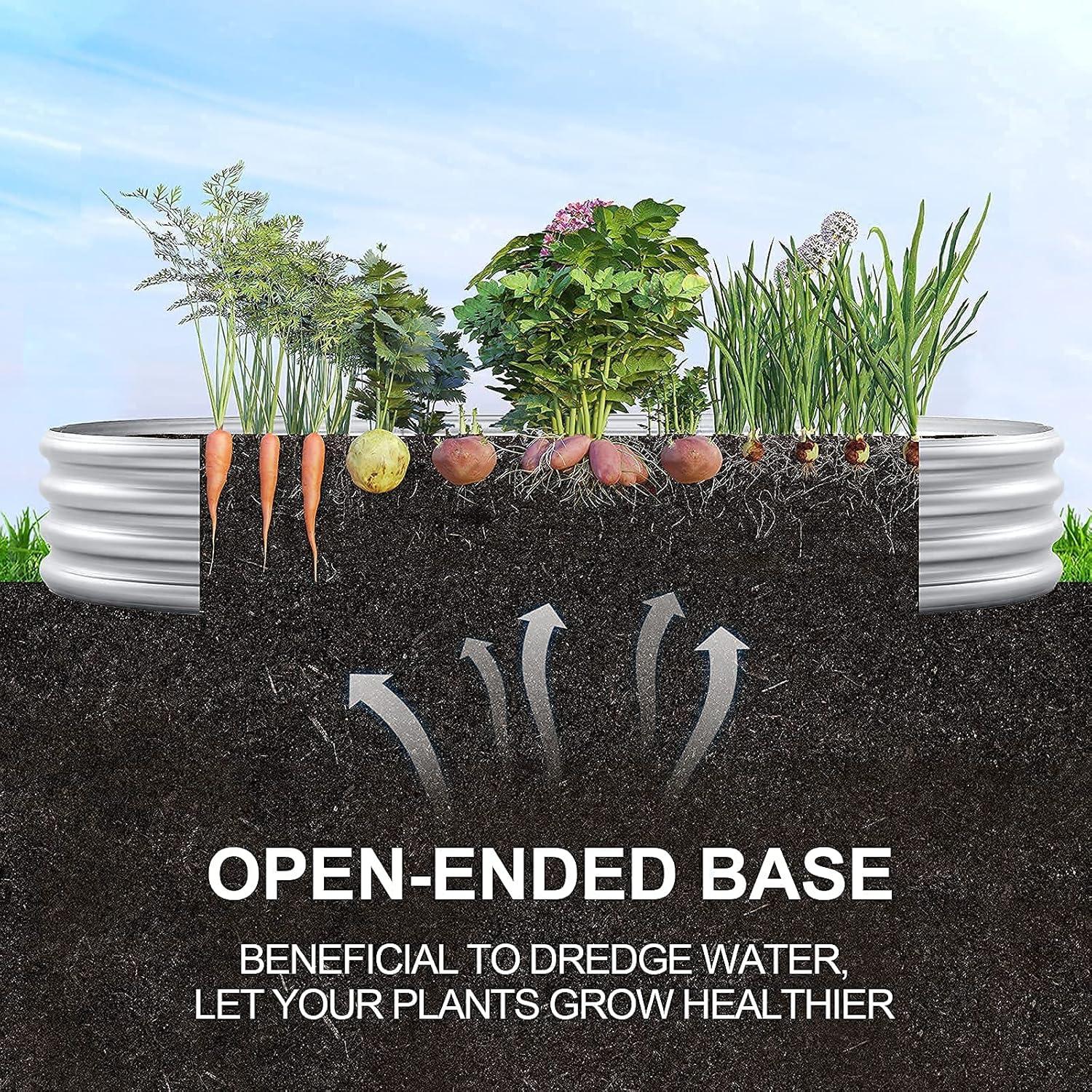 Cama de Jardín Elevada Galvanizada Land Guard 1.22x0.61m