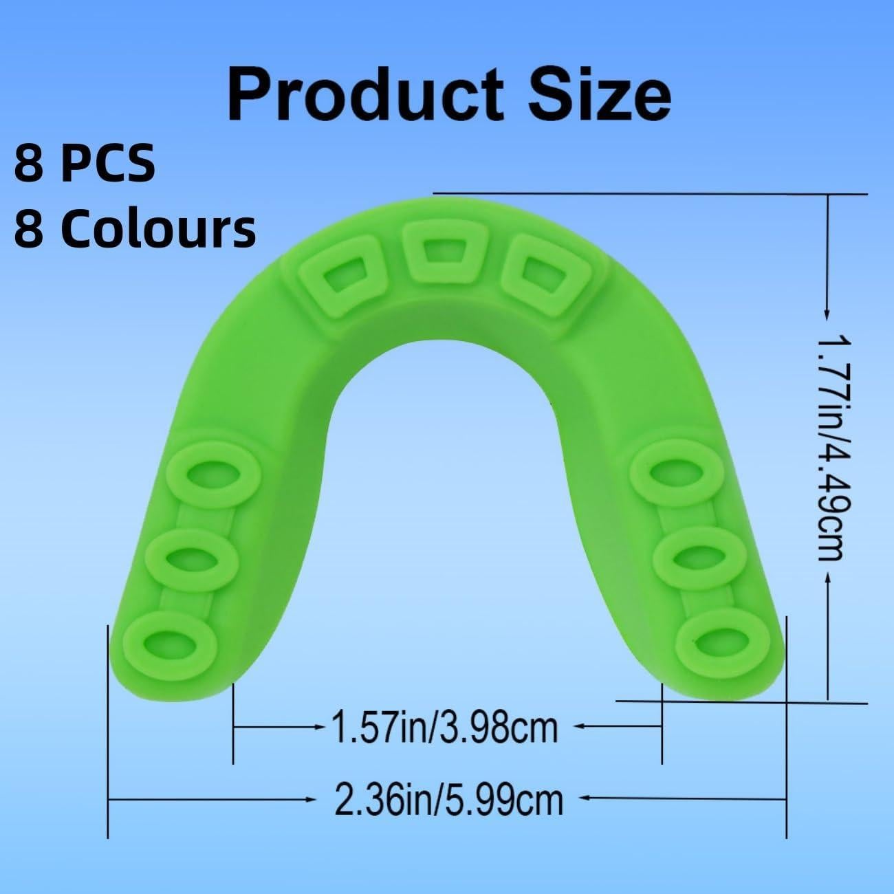 Protector Bucal Deportivo SHENGYIYISHENG 8 Pcs Silicona