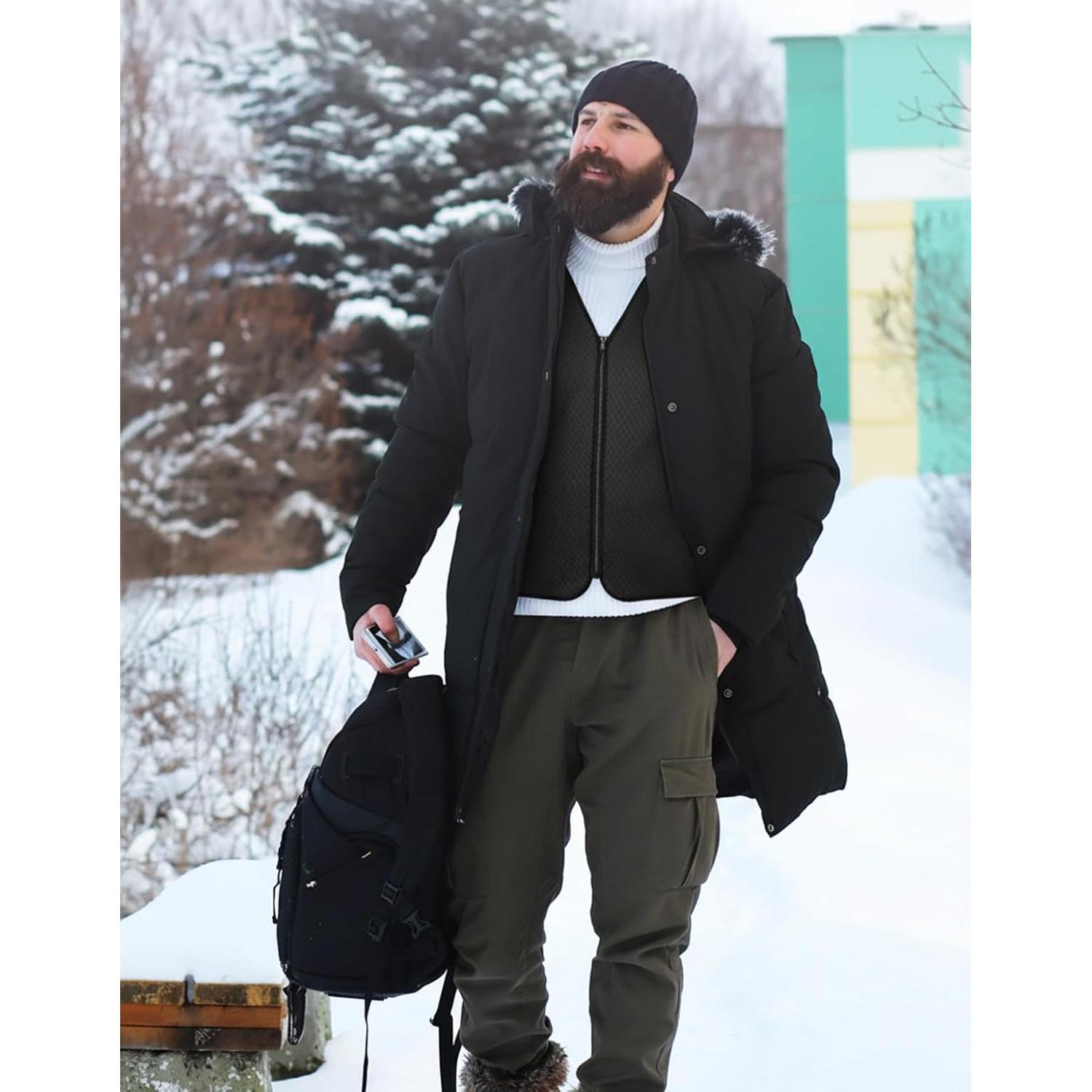 Chaleco Térmico KEMIMOTO para Hombres con Batería 10000mAh