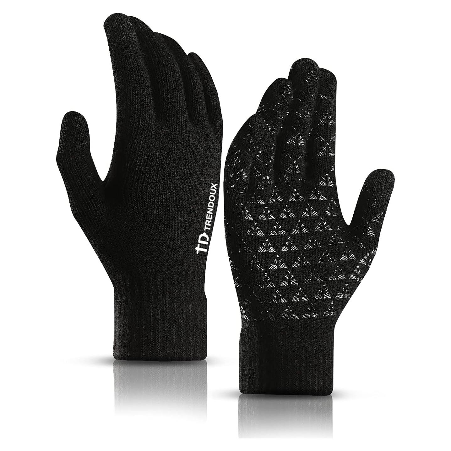Guantes Térmicos TRENDOUX Unisex con Pantalla Táctil - Negro