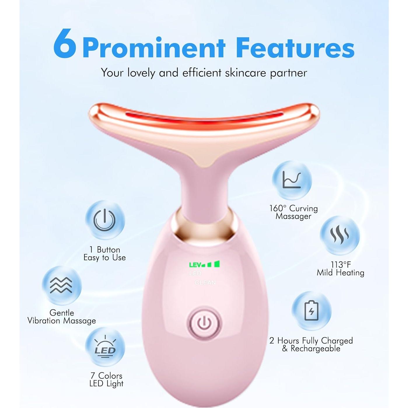 Masajeador Facial Sunpint ES-1081 7 Colores para Arrugas