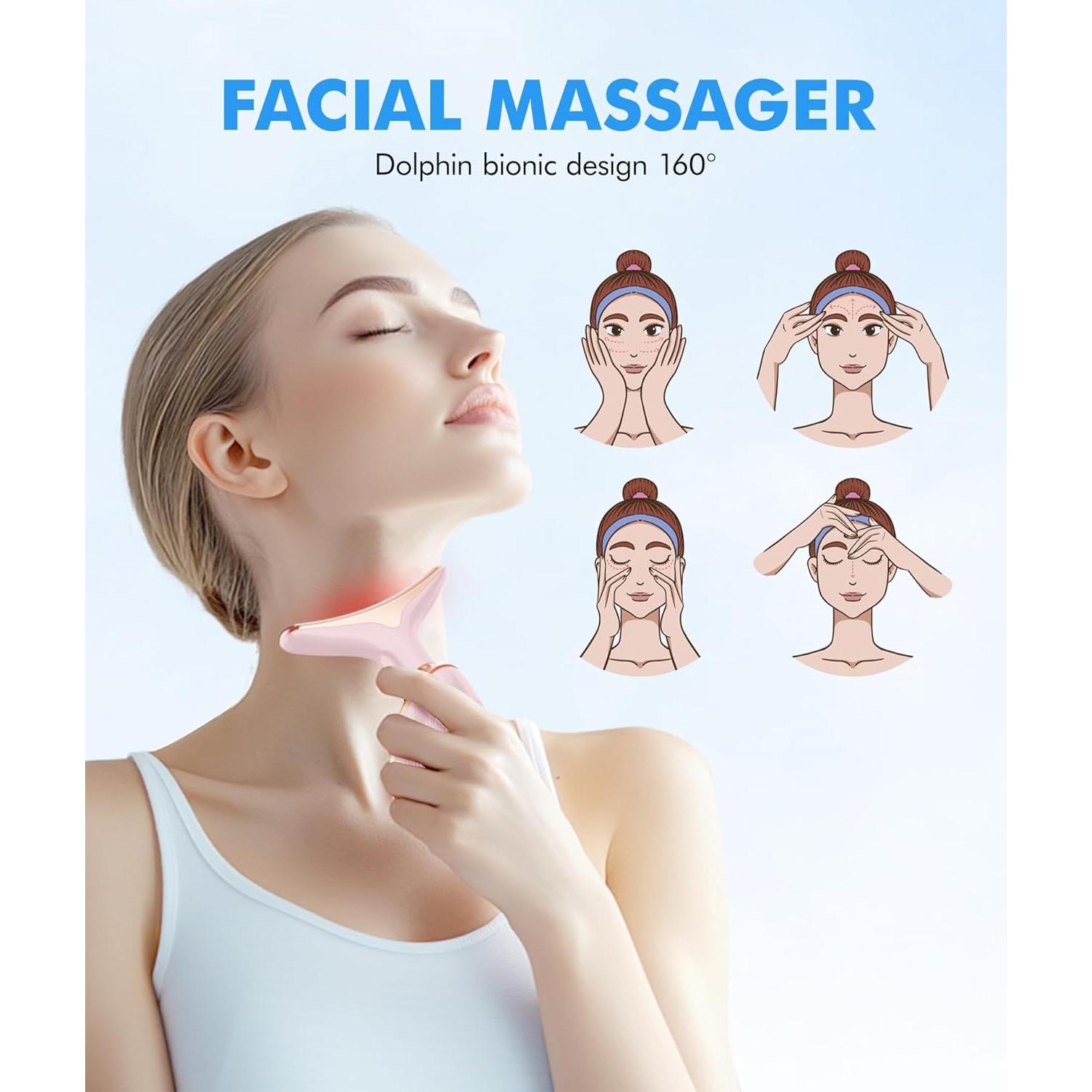 Masajeador Facial Sunpint ES-1081 7 Colores para Arrugas