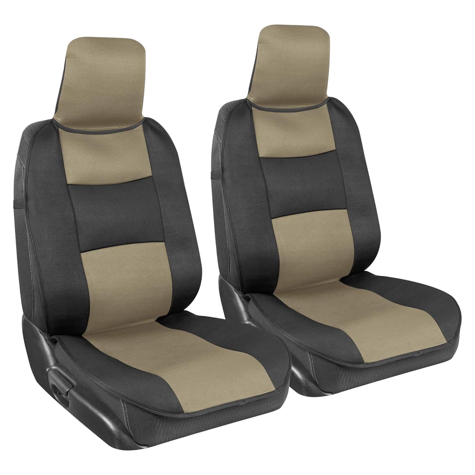 Cubiertas de Asiento Delantero BDK EasyFit Beige - Ajuste Universal