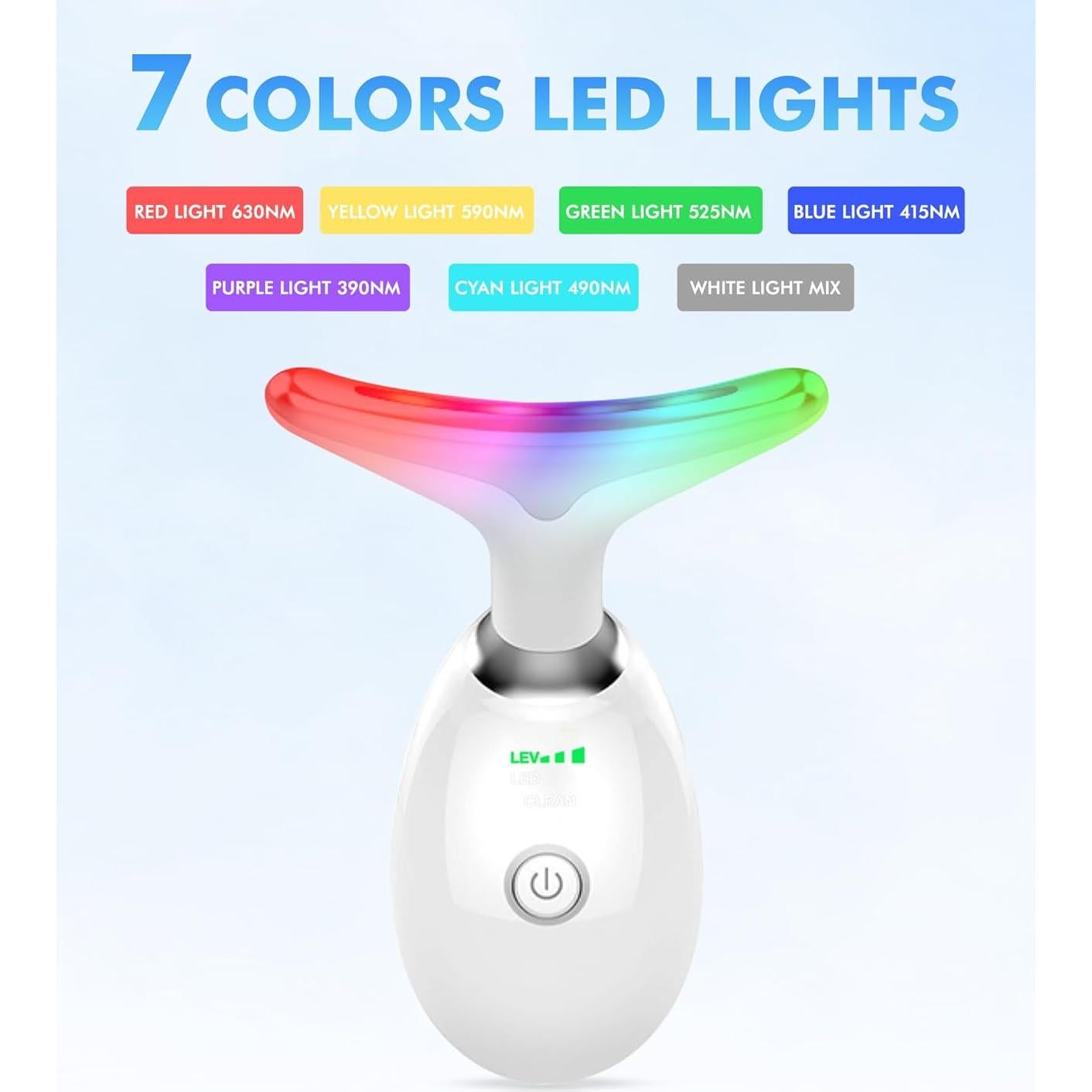 Masajeador Facial Sunpint ES-1081 7 Colores y Térmico