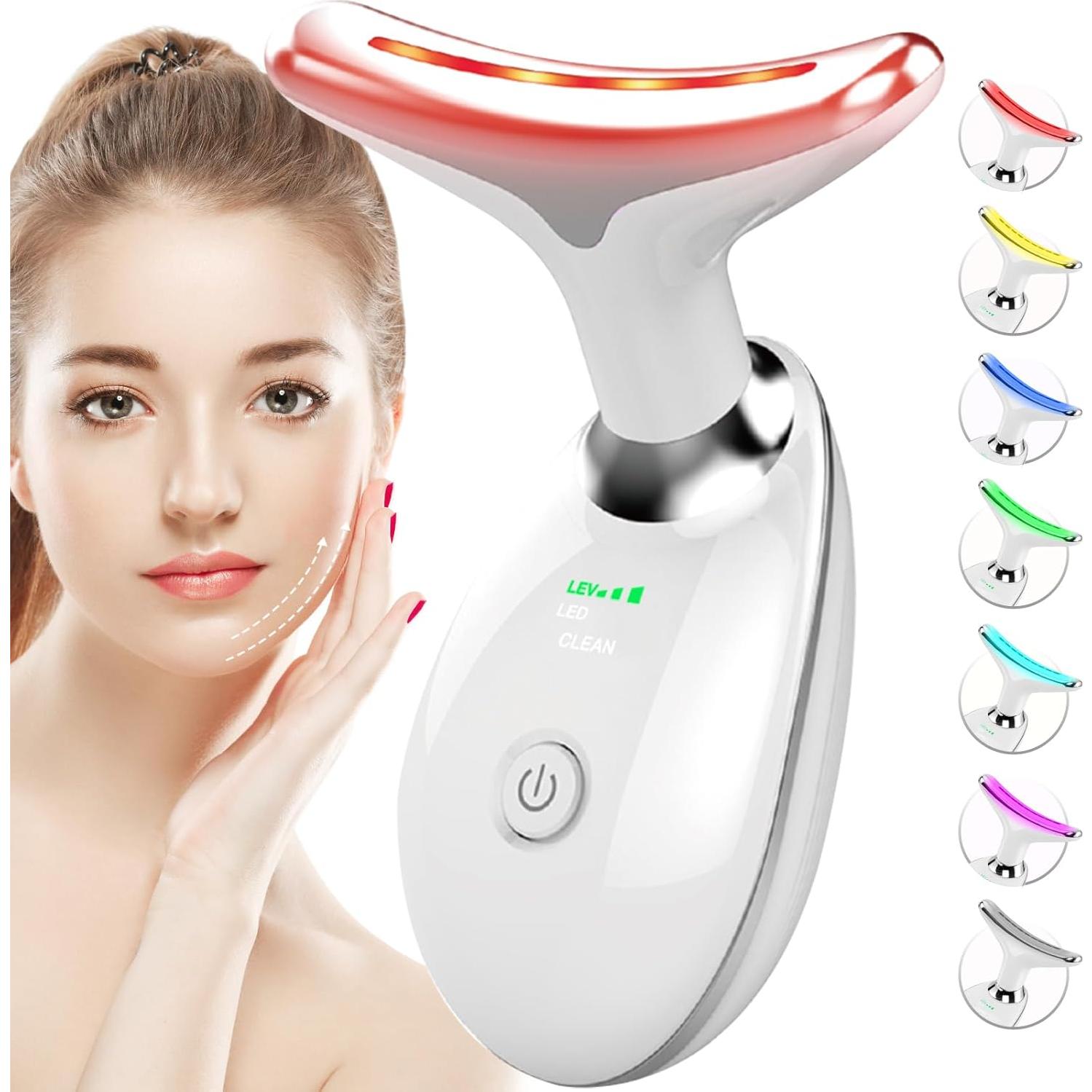 Masajeador Facial Sunpint ES-1081 7 Colores y Térmico