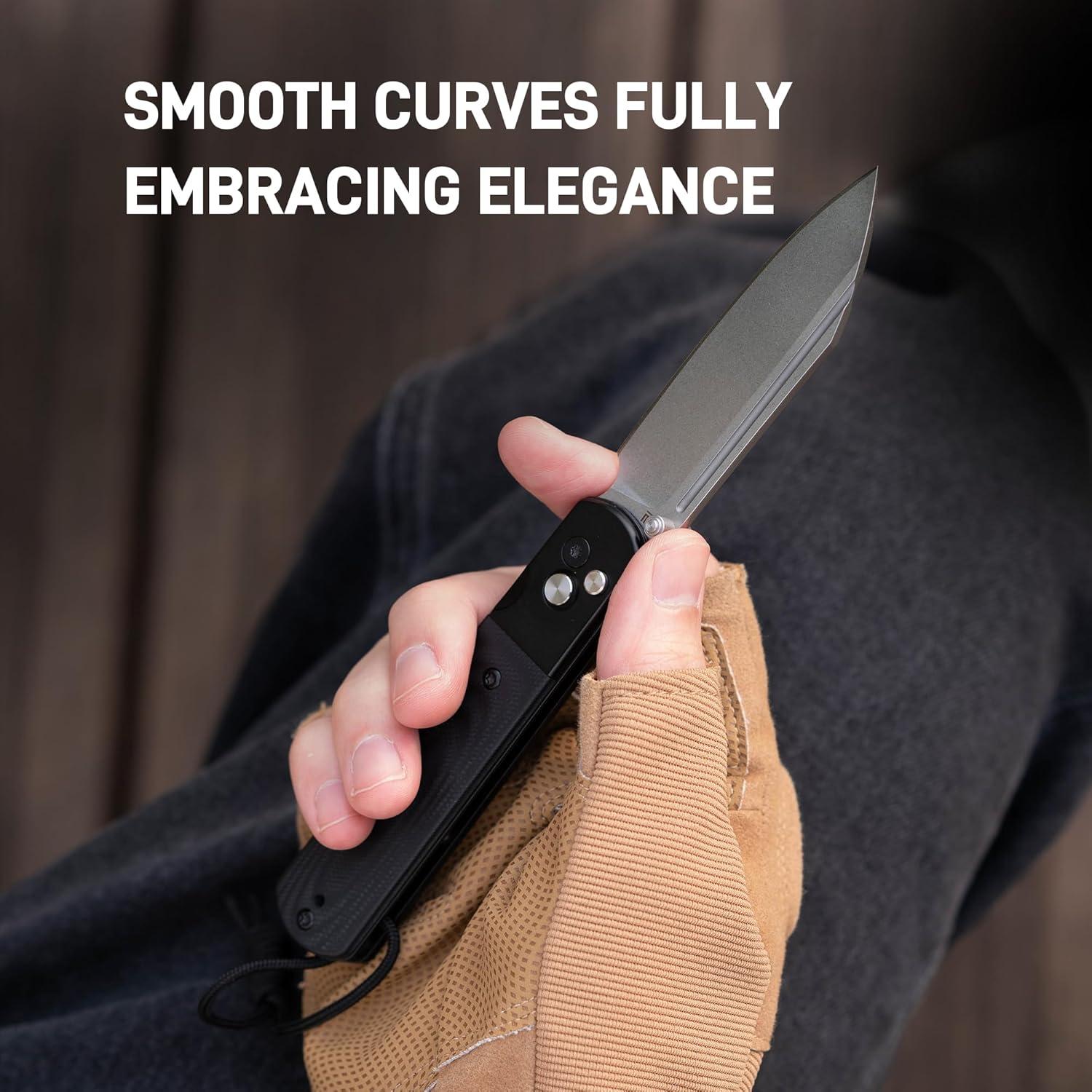 Cuchillo de Camping ARTISANCUTLERY 1875P Holm G10 Negro