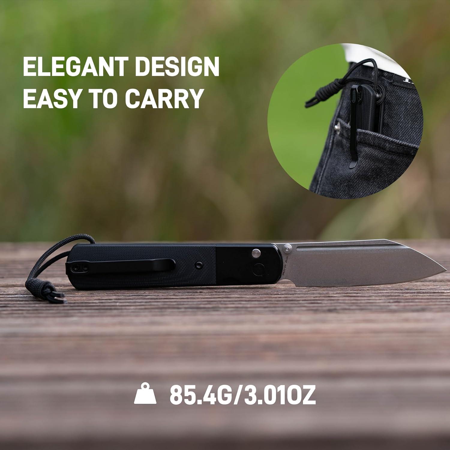 Cuchillo de Camping ARTISANCUTLERY 1875P Holm G10 Negro