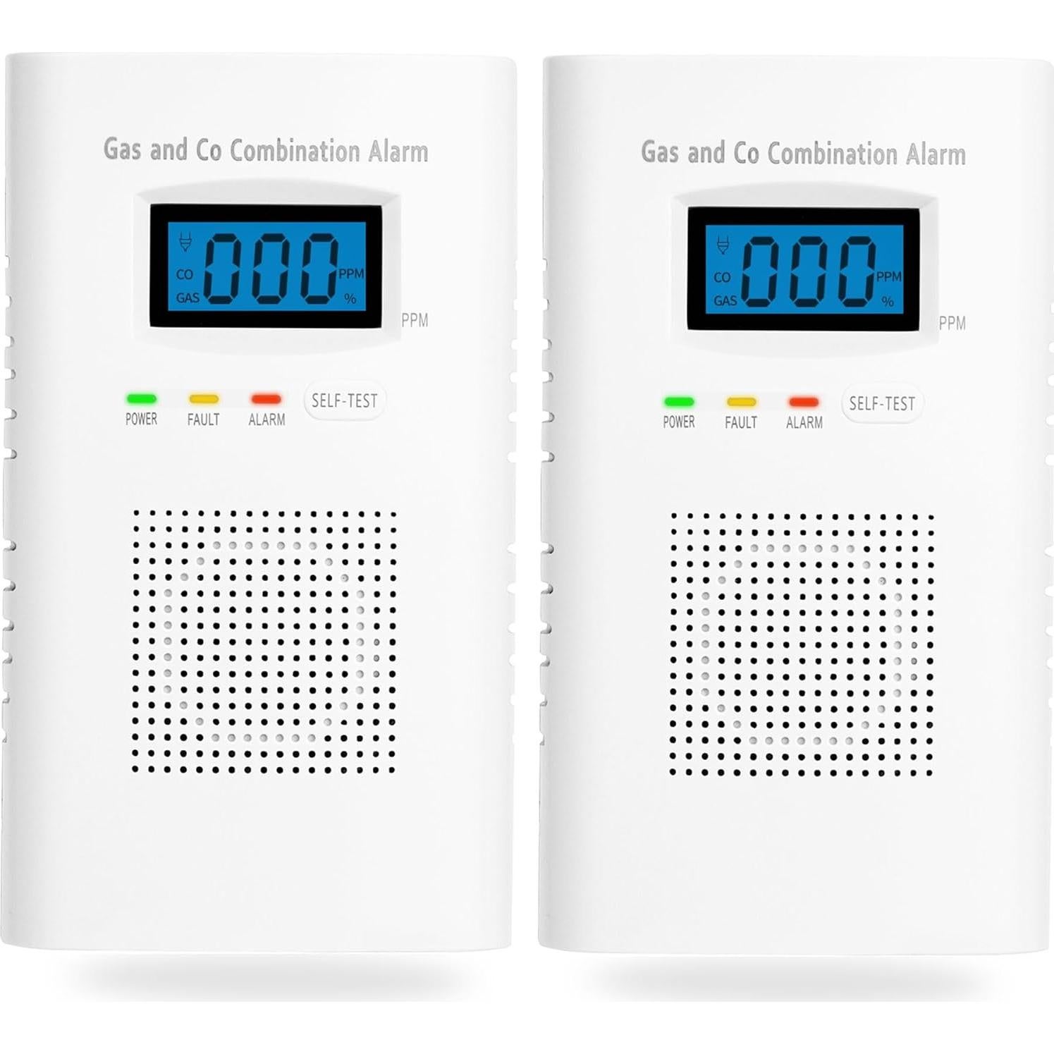 Detector de Gas y Monóxido de Carbono Vzmcov KH-522 Digital