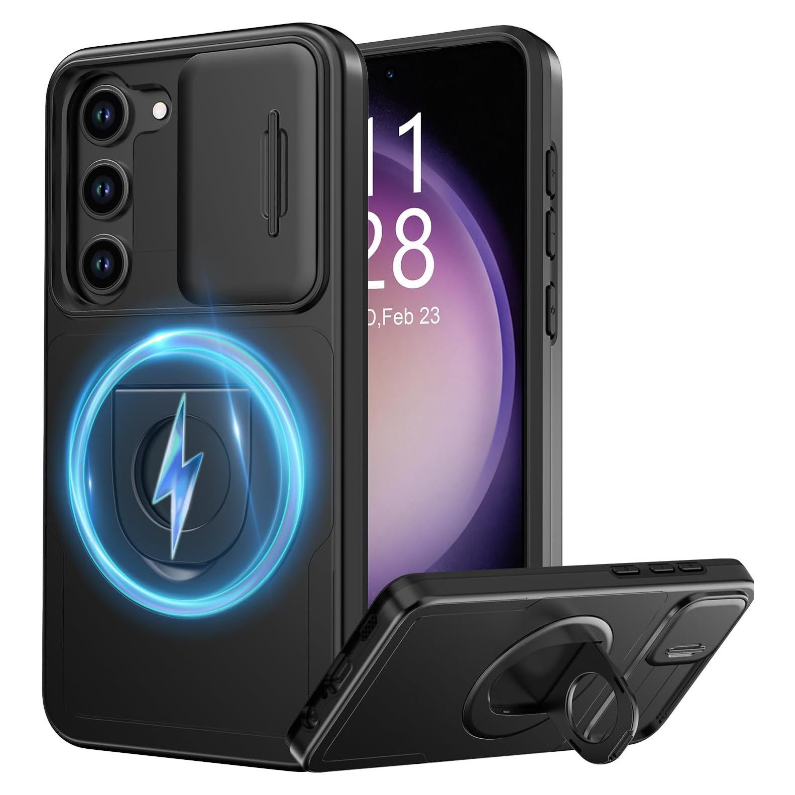 Funda FUNMIKO para Samsung Galaxy S21 con Soporte Magnético