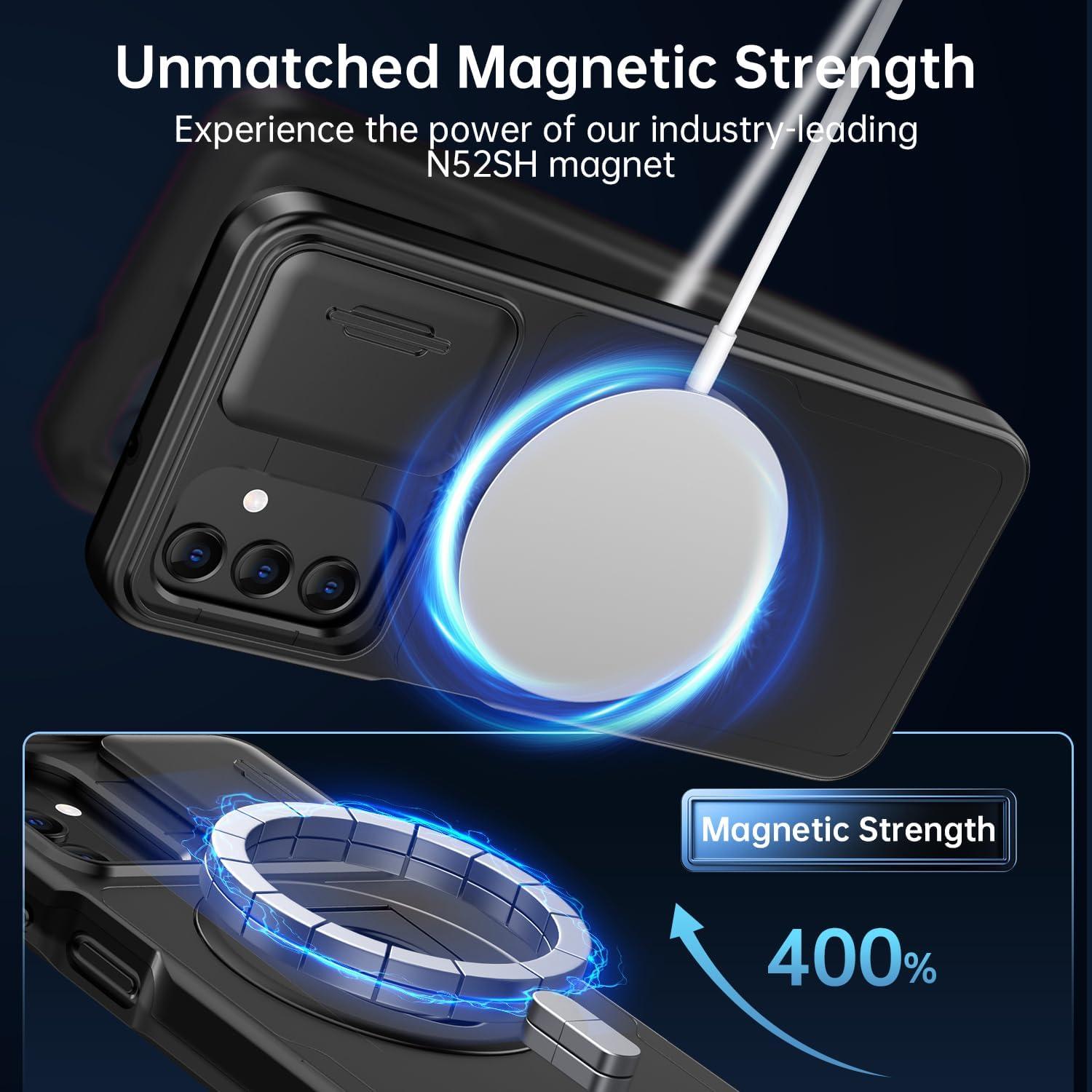 Funda FUNMIKO para Samsung Galaxy S21 con Soporte Magnético