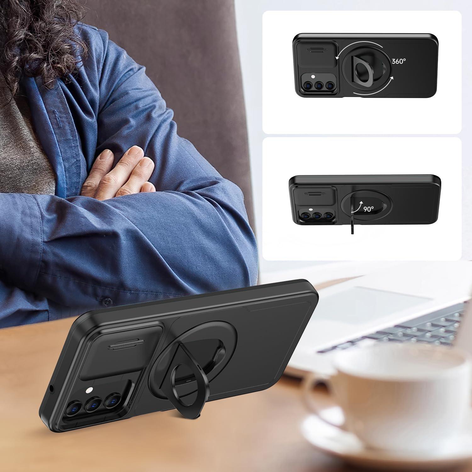 Funda FUNMIKO para Samsung Galaxy S21 con Soporte Magnético