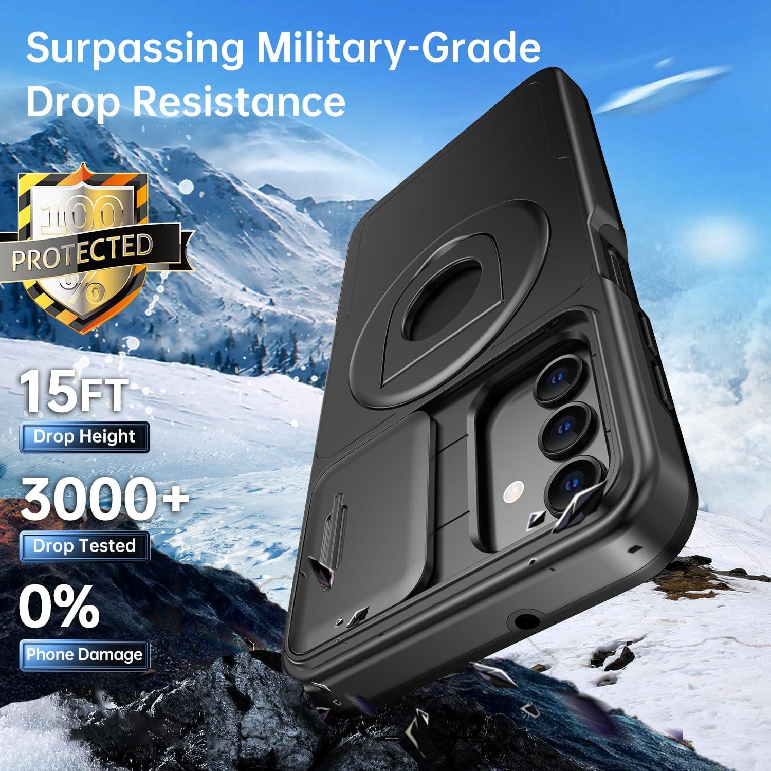 Funda FUNMIKO para Samsung Galaxy S21 con Soporte Magnético