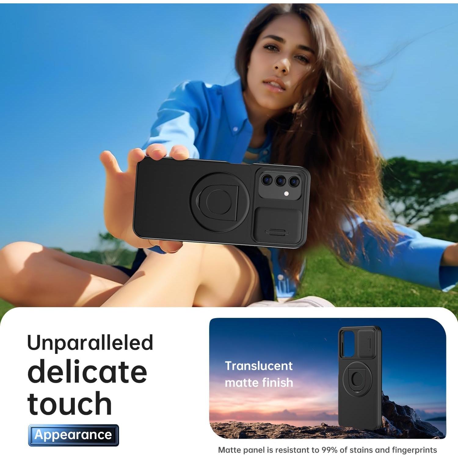 Funda FUNMIKO para Samsung Galaxy S21 con Soporte Magnético