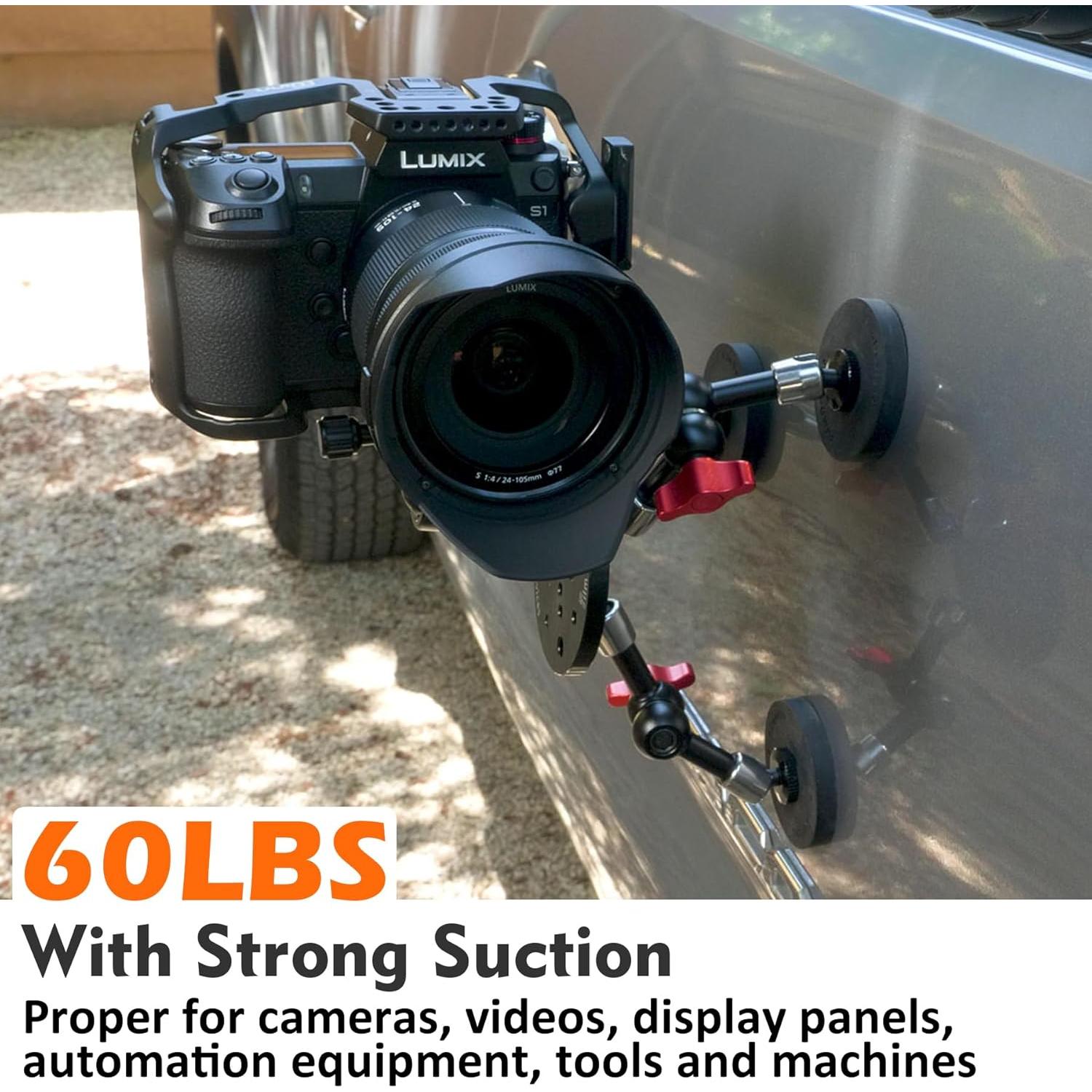 Imán de Neodimio 60lbs Recubierto de Goma 1/4-20 Femenina