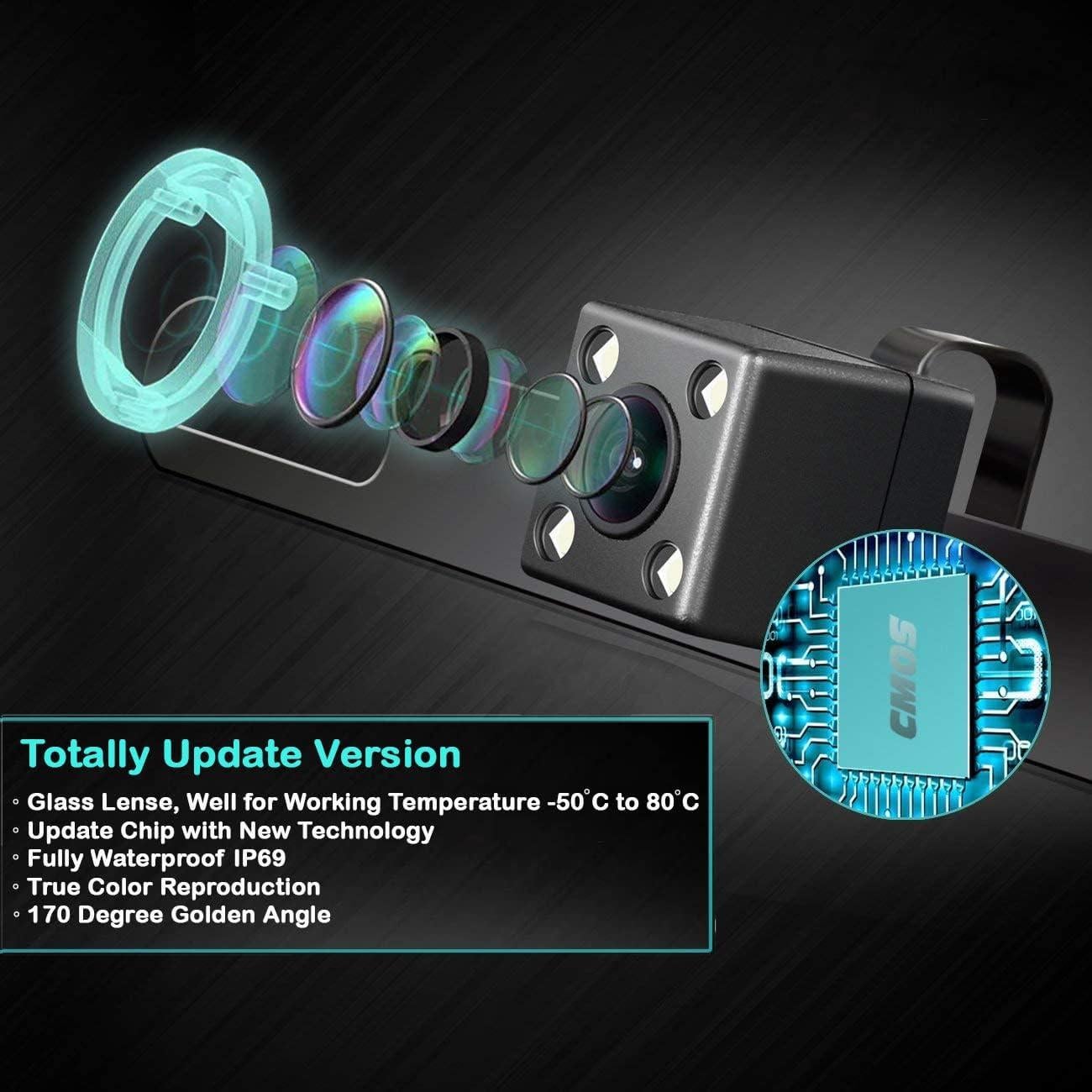 Cámara de Respaldo HD Screentronics con Visión Nocturna 170°