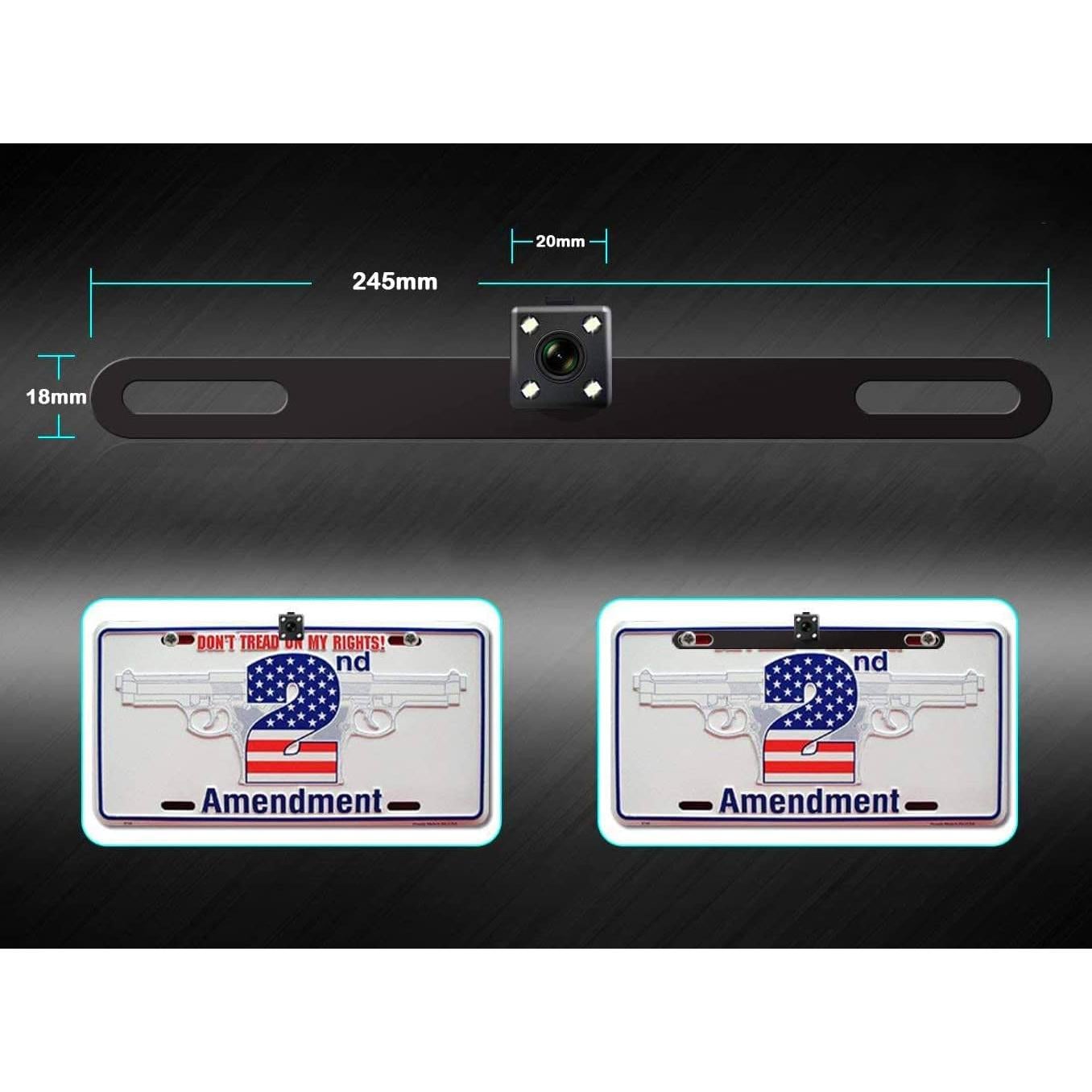 Cámara de Respaldo HD Screentronics con Visión Nocturna 170°