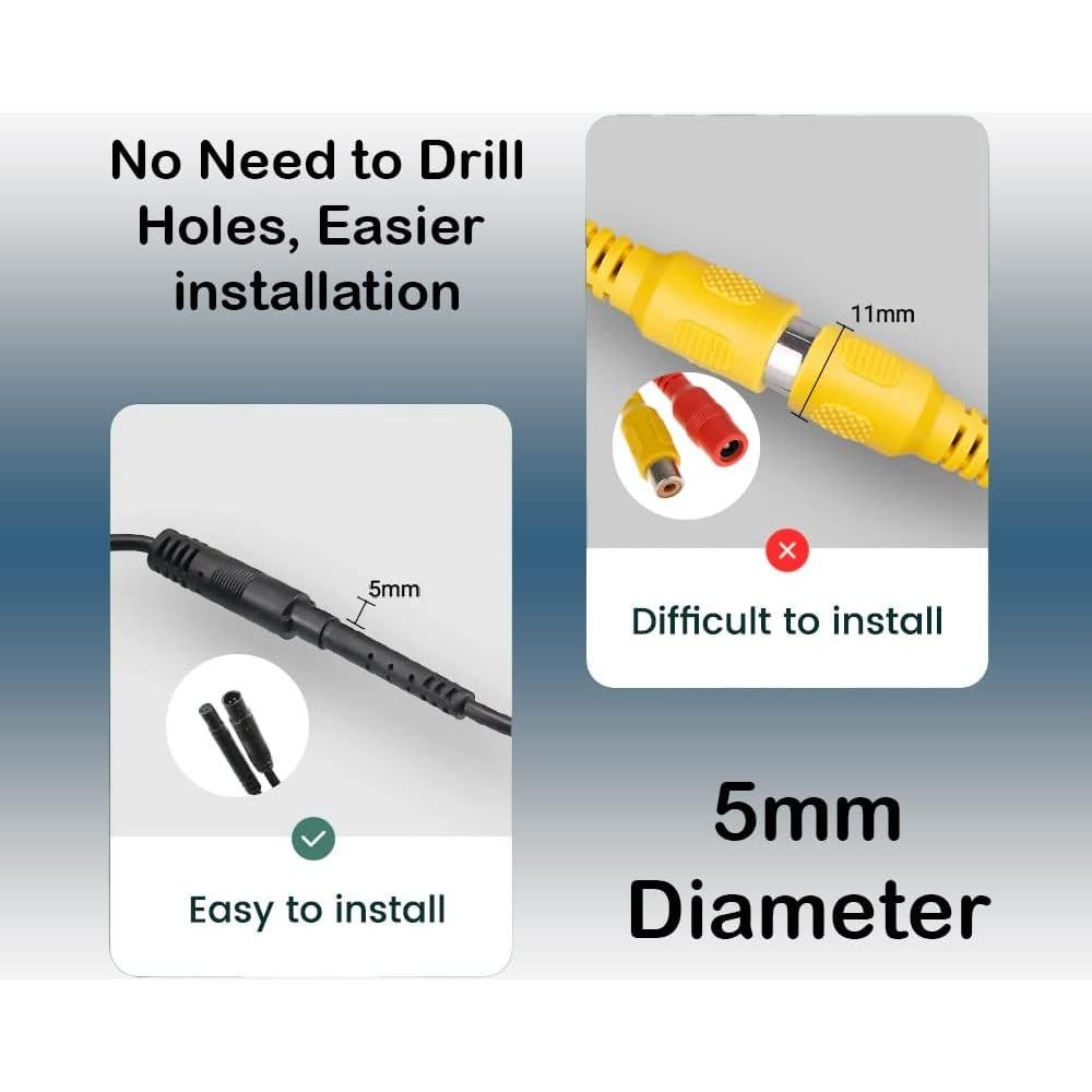 Cámara de Respaldo HD Screentronics con Visión Nocturna 170°