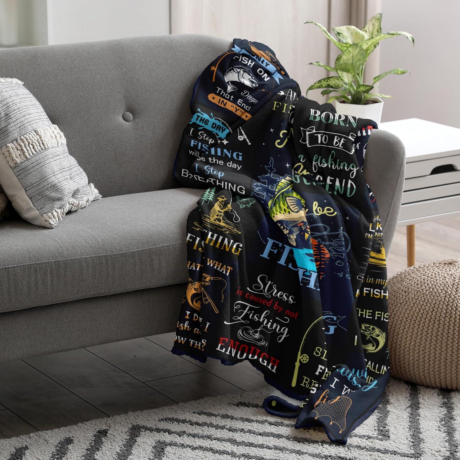 Manta de Pesca Vuinezo 152x127 cm Suave y Cálida