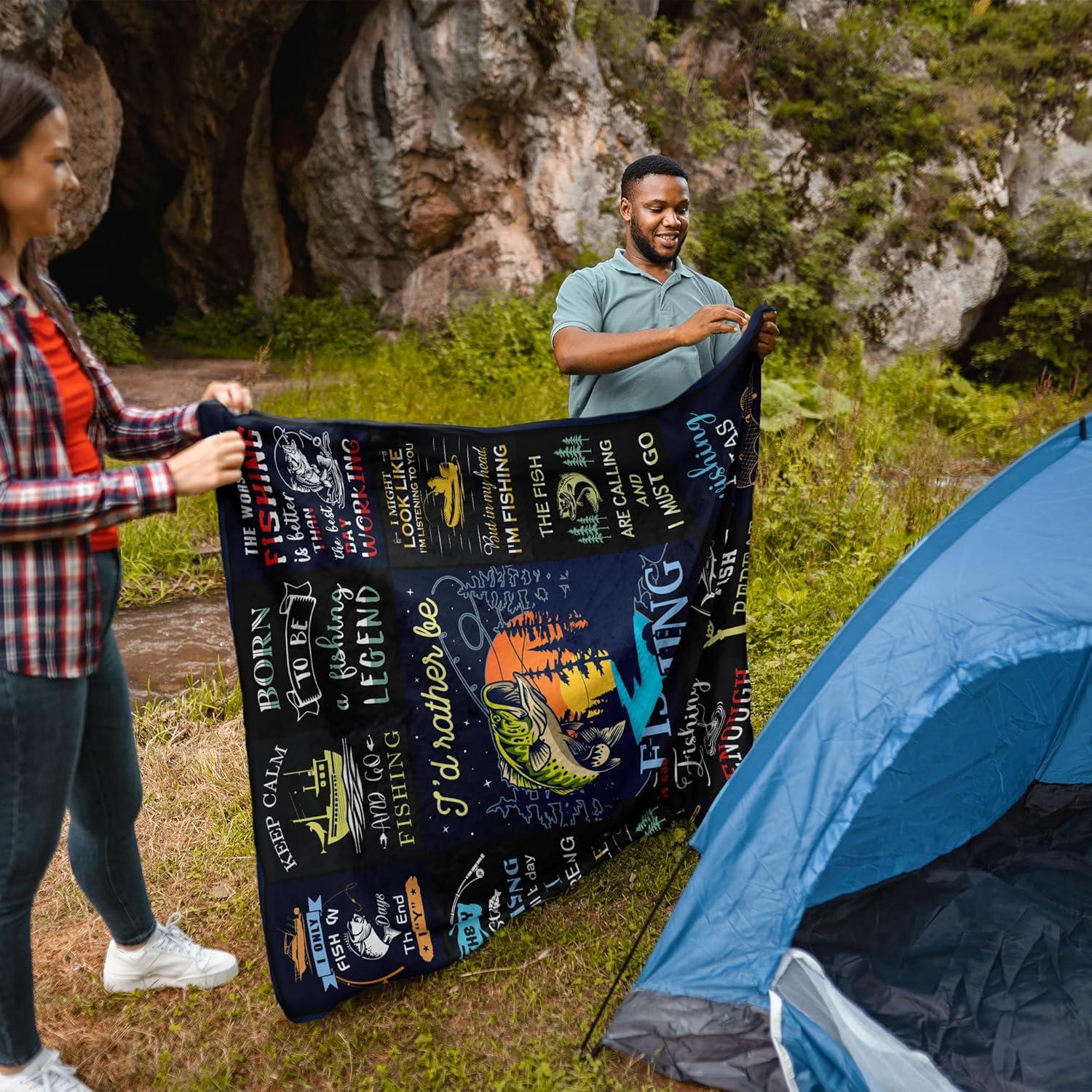 Manta de Pesca Vuinezo 152x127 cm Suave y Cálida